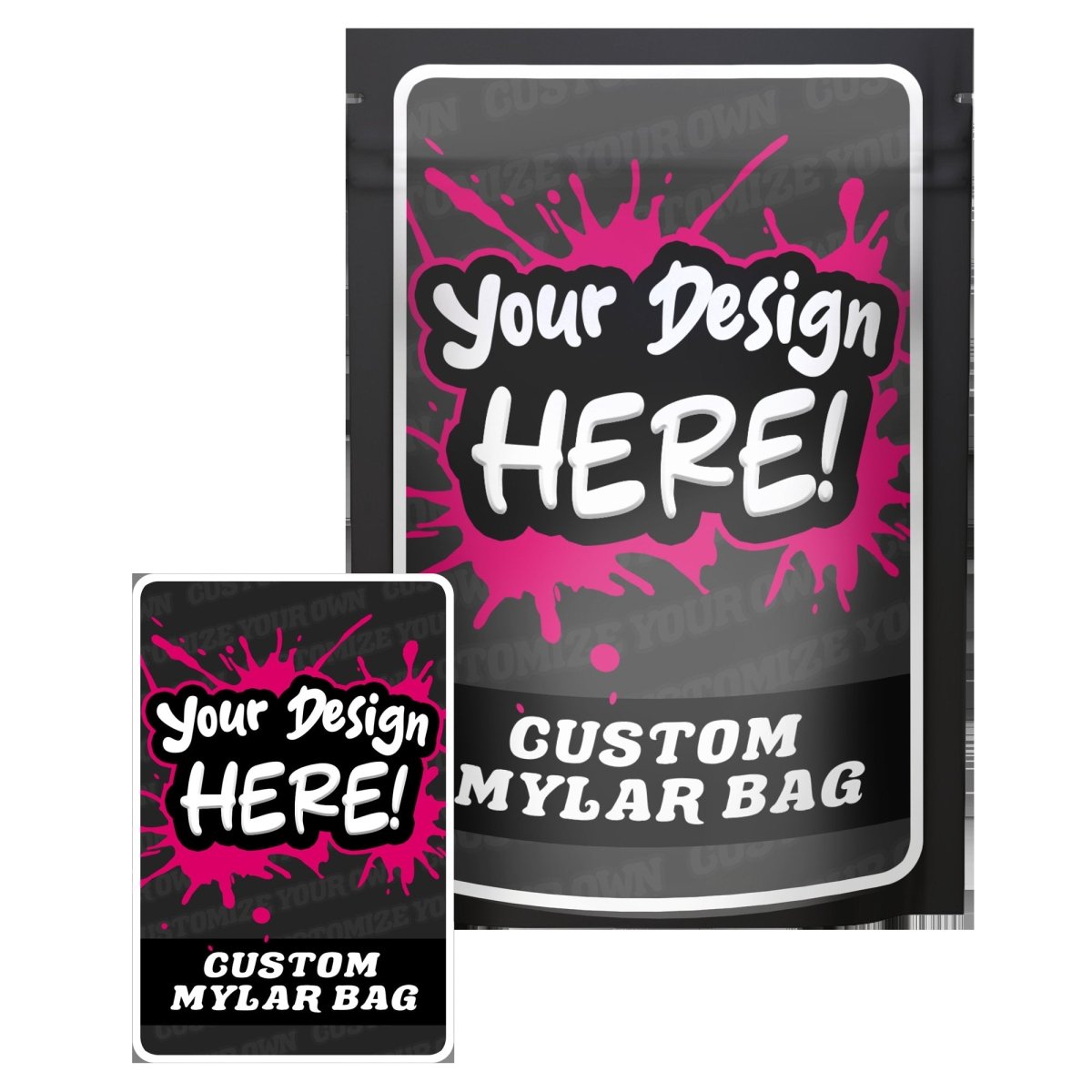 Custom Printed 3.5x5" Mylar Bags - Katady packaging