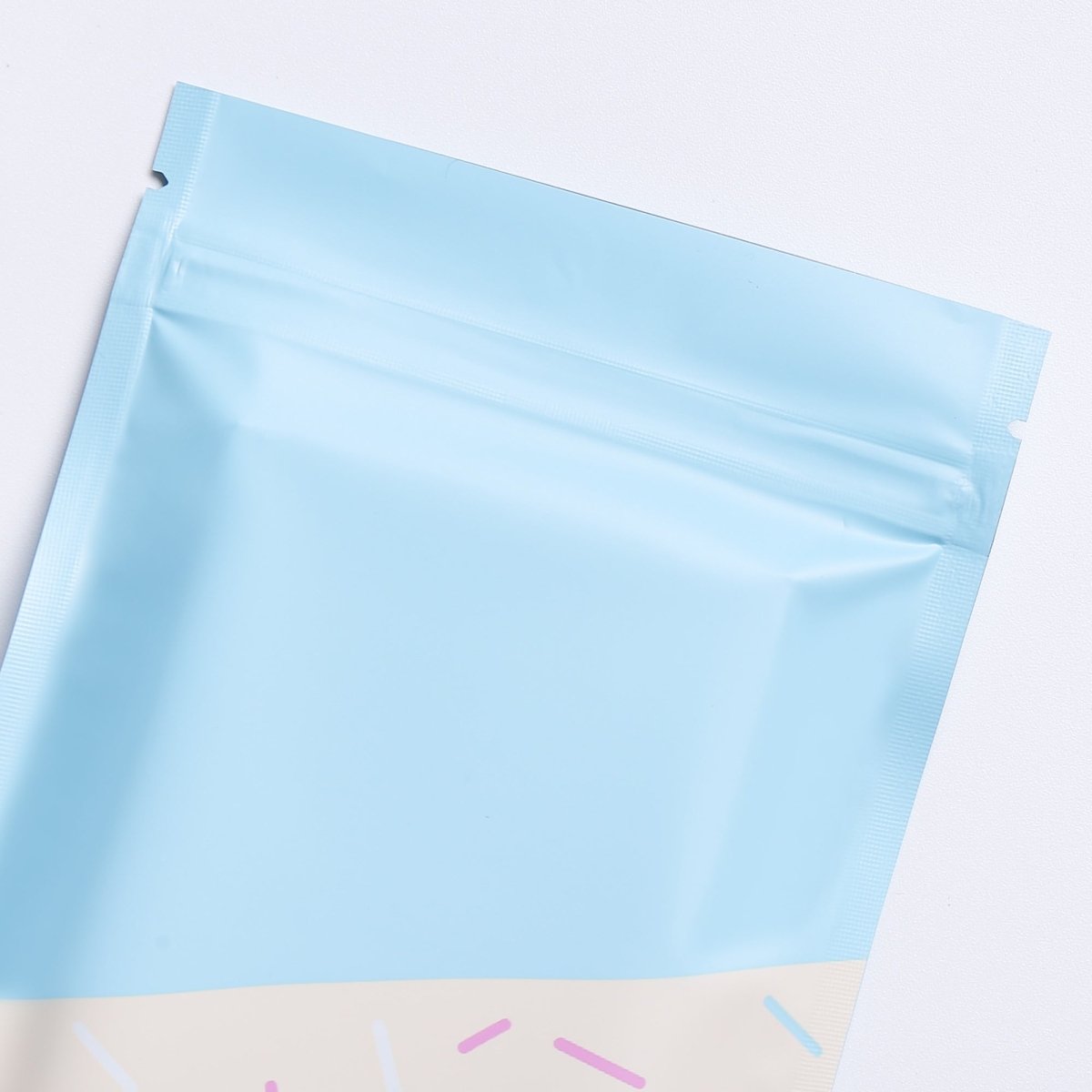 Birthday Blue Sprinkles Designed Foil Bags - Katady packaging