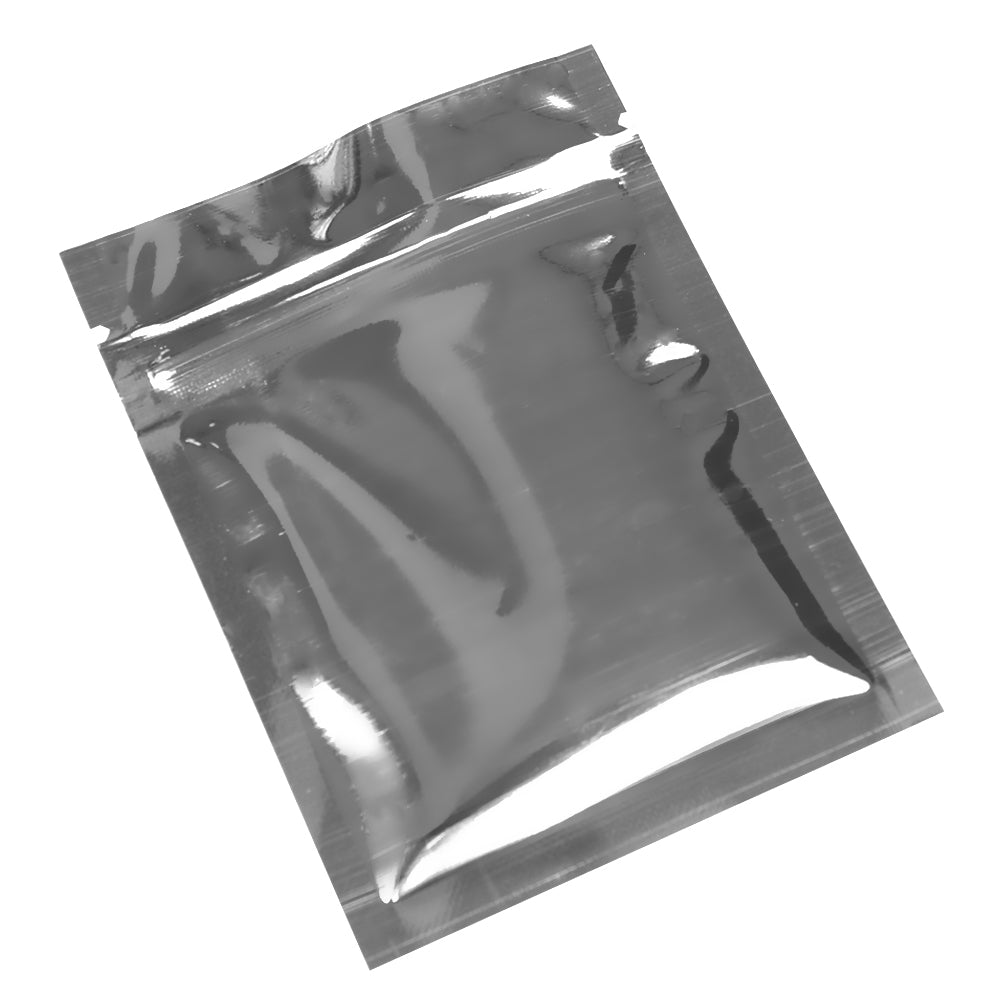Glossy Double Sided Metallic Mylar Flat Bags - Katady packaging