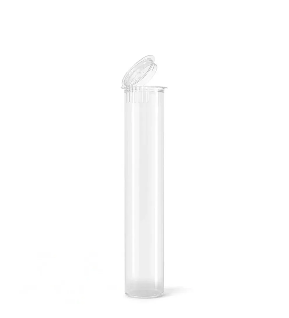 70mm Child-Resistant Plastic Pop Top Pre-Roll Tubes 70mm Child-Resistant Plastic Pop Top Pre-Roll Tubes