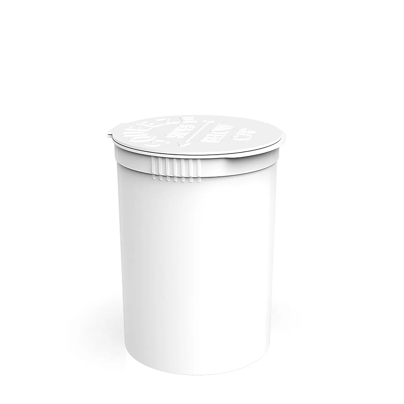 6 Dram Child-Resistant Flat Pop-Top Container 6 Dram Child-Resistant Flat Pop-Top Container