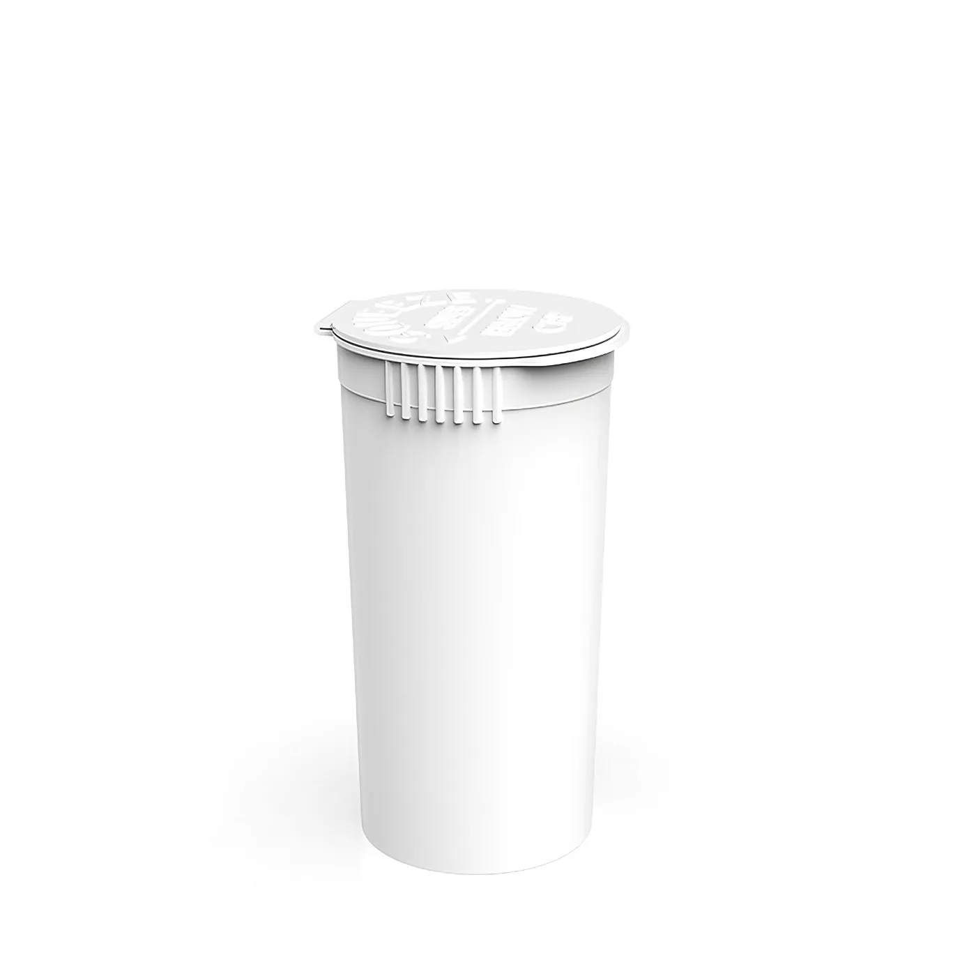 30 Dram Child-Resistant Flat Pop-Top Container 30 Dram Child-Resistant Flat Pop-Top Container
