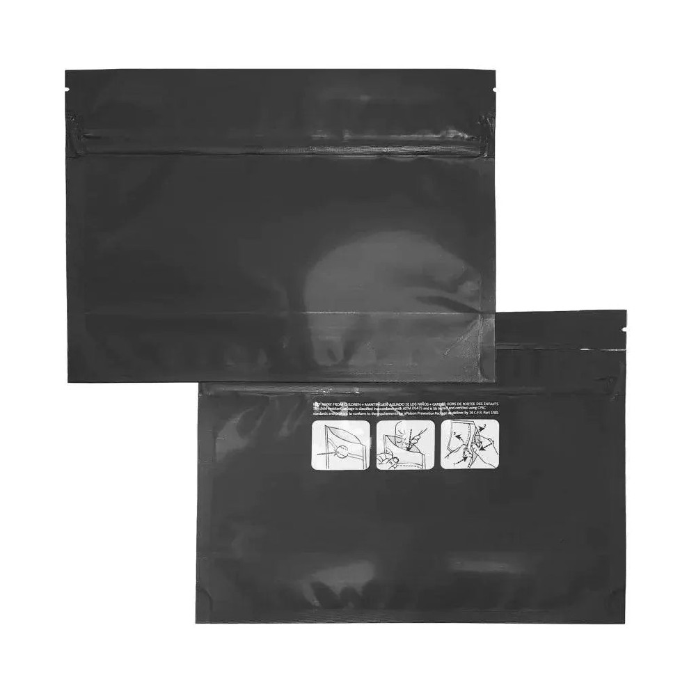 1/2 Ounce Child Resistant Opaque Mylar Bags 1/2 Ounce Child Resistant Opaque Mylar Bags