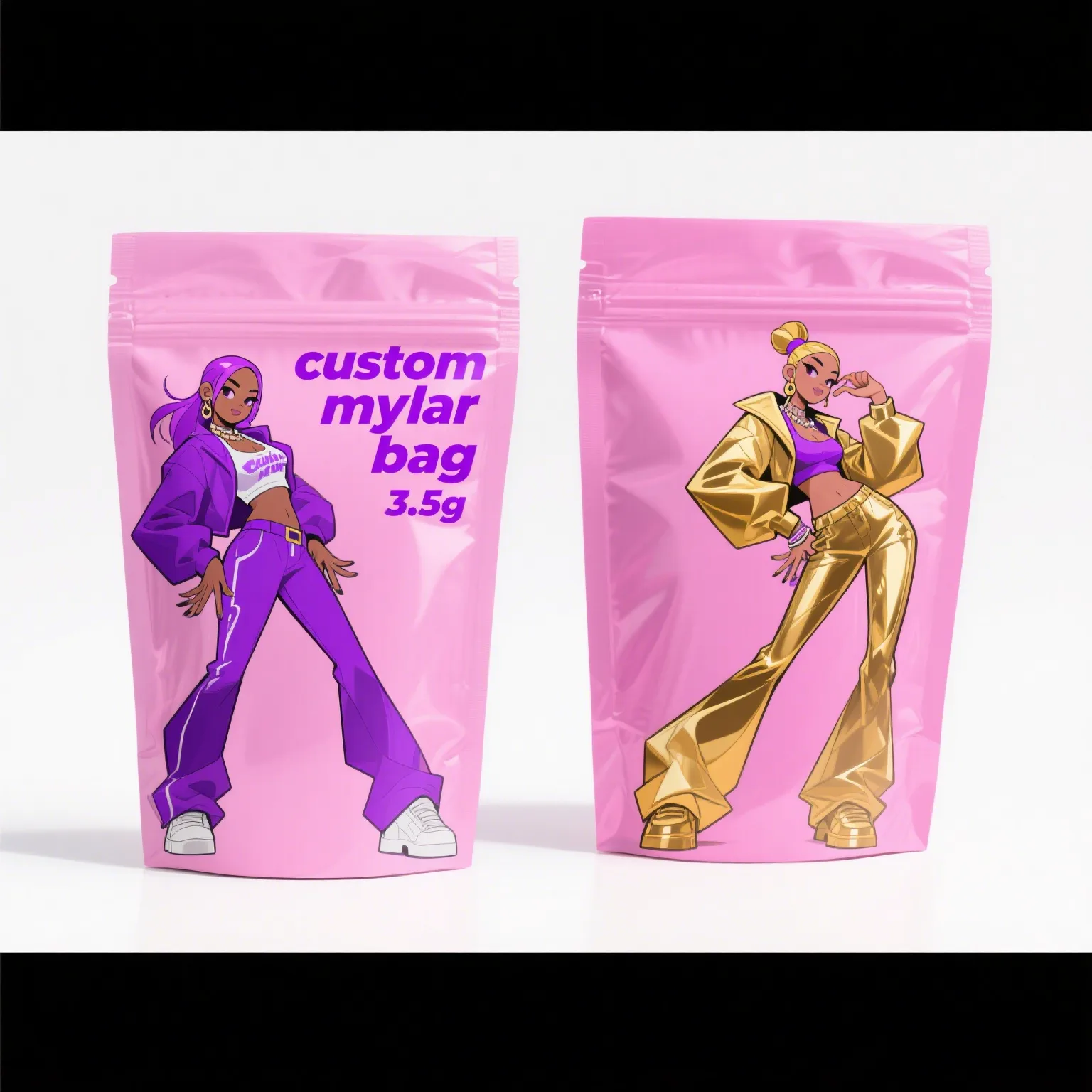 Custom Mylar Barrier Bags Custom Mylar Barrier Bags