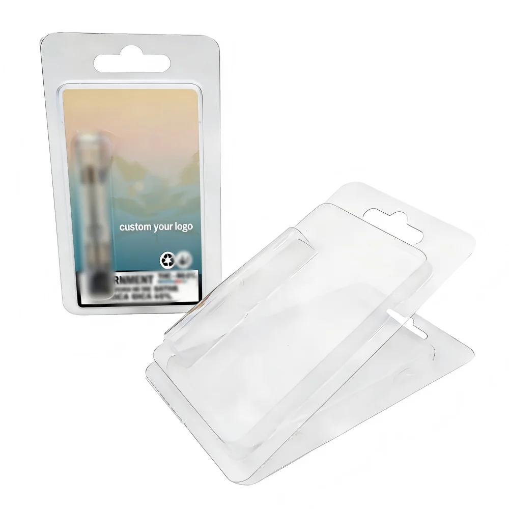 Custom Logo 0.5ml 1ml 2ml Clear Plastic Blister Packaging