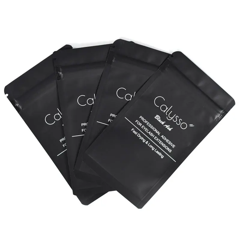 Matte Black Smell Proof Resealable Zipper Small Packaging Matte Black Smell Proof Resealable Zipper Small Packaging