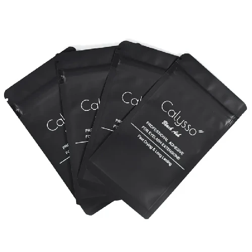 Matte Black Smell Proof Resealable Zipper Small Packaging Matte Black Smell Proof Resealable Zipper Small Packaging