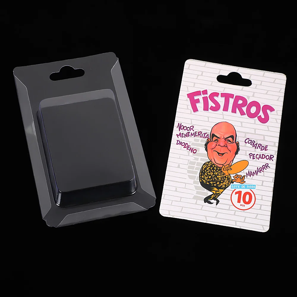 Custom Clear Pet/pvc Edge Fold Sliding Card Blister Custom Clear Pet/pvc Edge Fold Sliding Card Blister