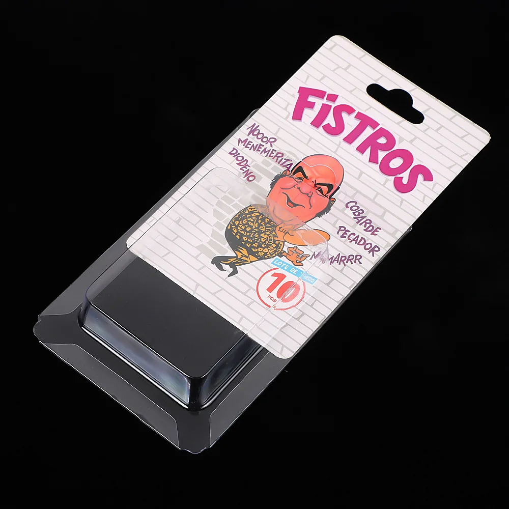 Custom Clear Pet/pvc Edge Fold Sliding Card Blister Custom Clear Pet/pvc Edge Fold Sliding Card Blister
