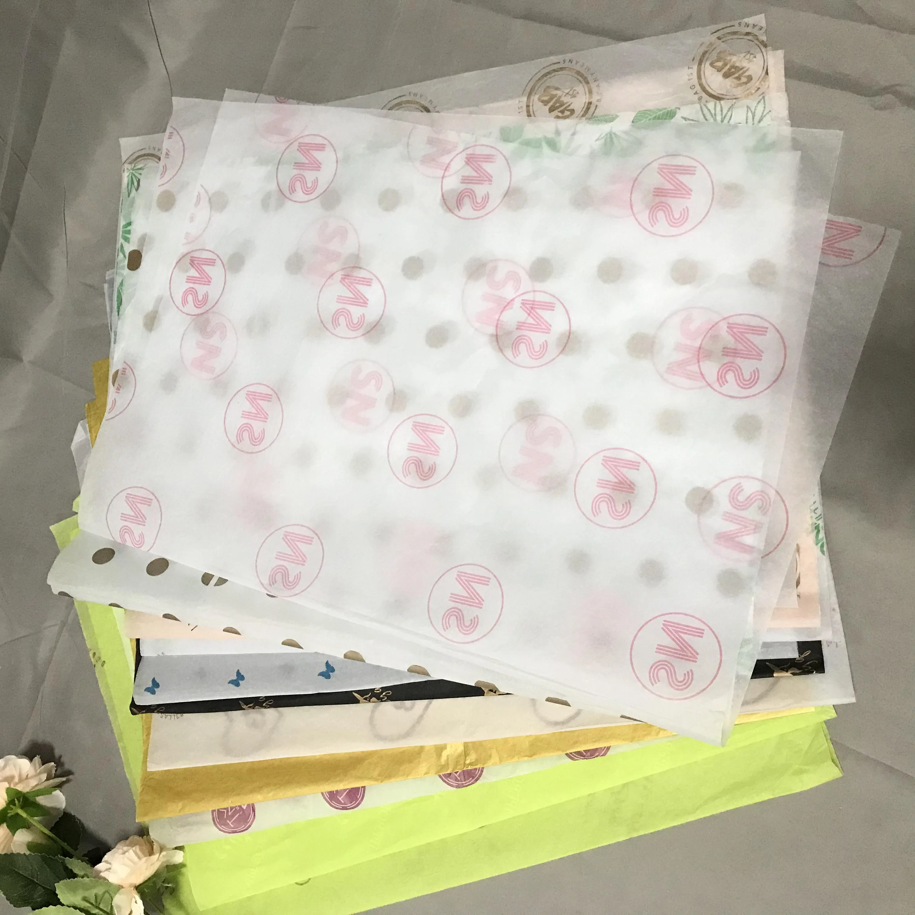 Custom Logo Recycled Tissue Paper For Packaging Shoes Custom Logo Recycled Tissue Paper For Packaging Shoes