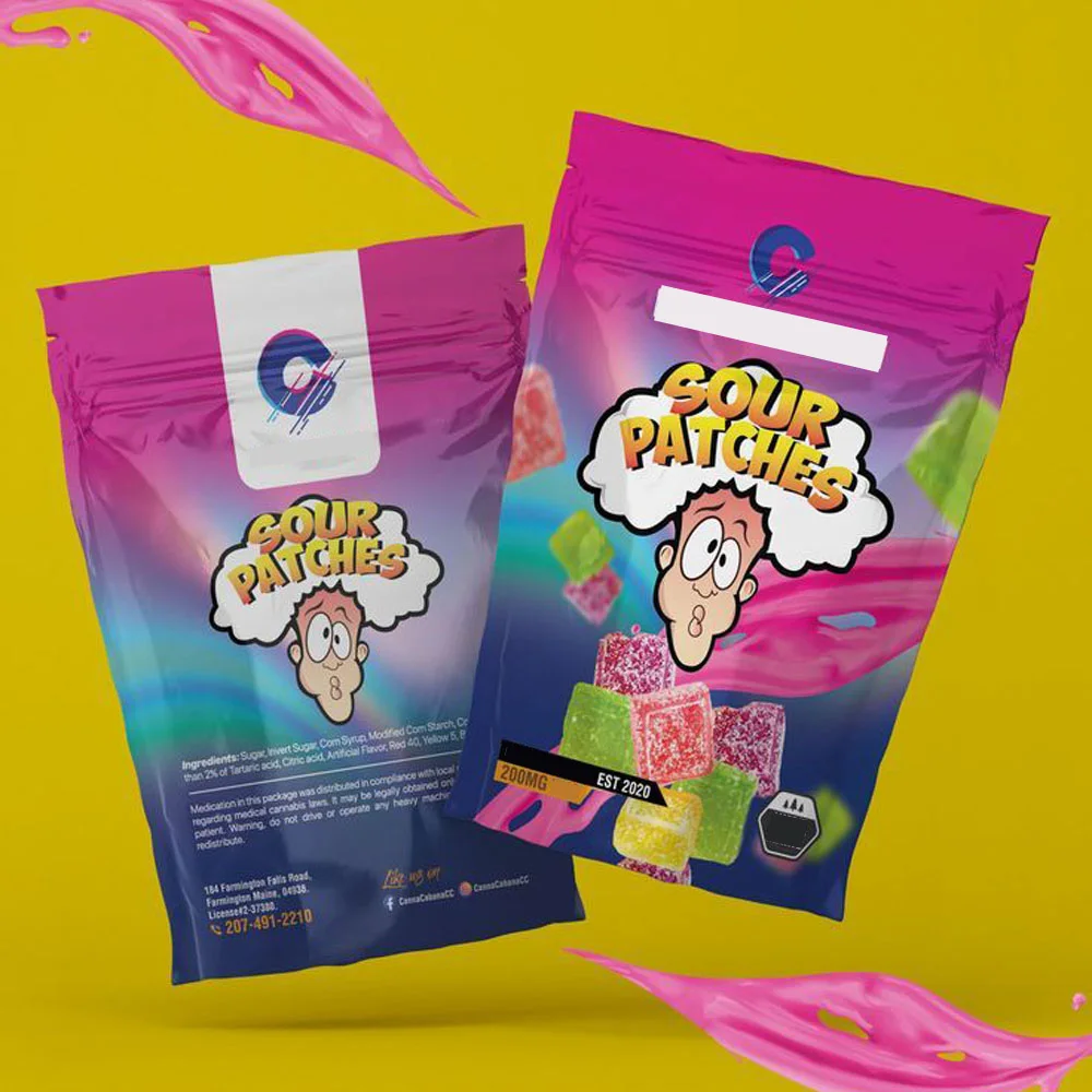 Custom Gravure Printed Resealable Mini 3.5g Rectangle Custom Gravure Printed Resealable Mini 3.5g Rectangle