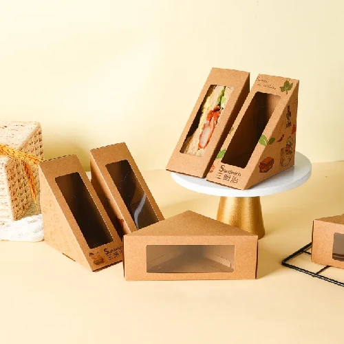 Customizable Degradable Kraft Paper Packaging Box With Customizable Degradable Kraft Paper Packaging Box With