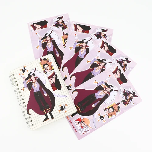 Custom Printed Vinyl Uv Printing Anime Style Cartoon