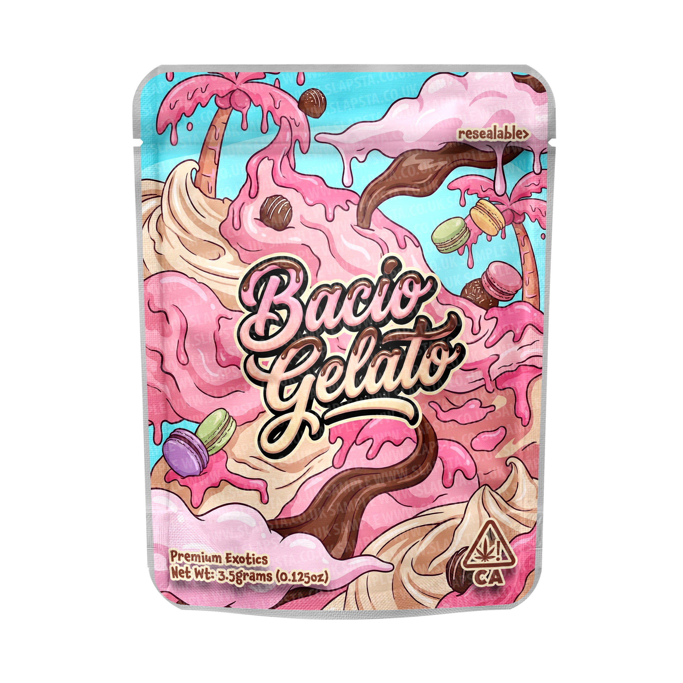 Bacio Gelato Mylar Sticker Packs Bacio Gelato Mylar Sticker Packs