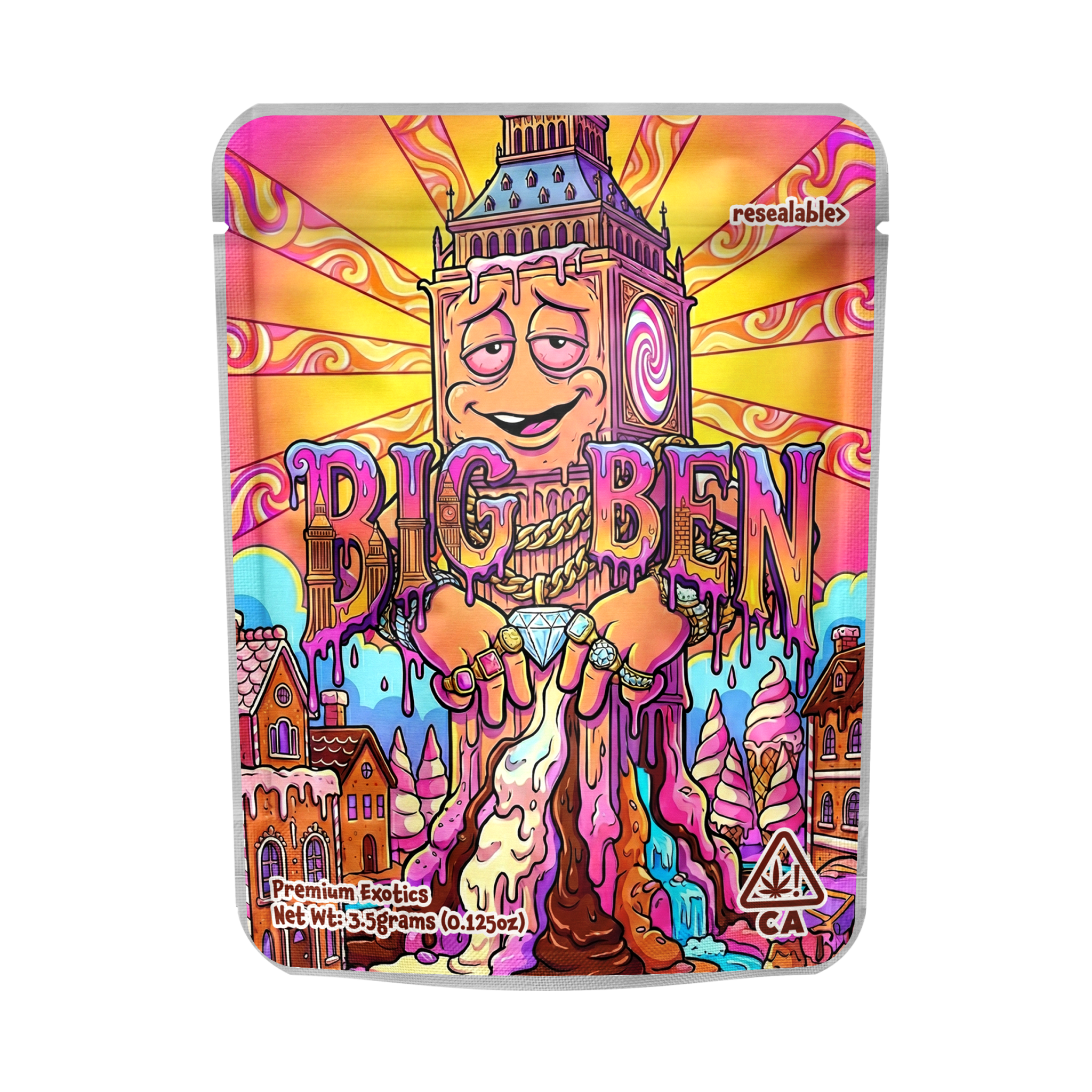 Big Ben Mylar Sticker Packs Big Ben Mylar Sticker Packs