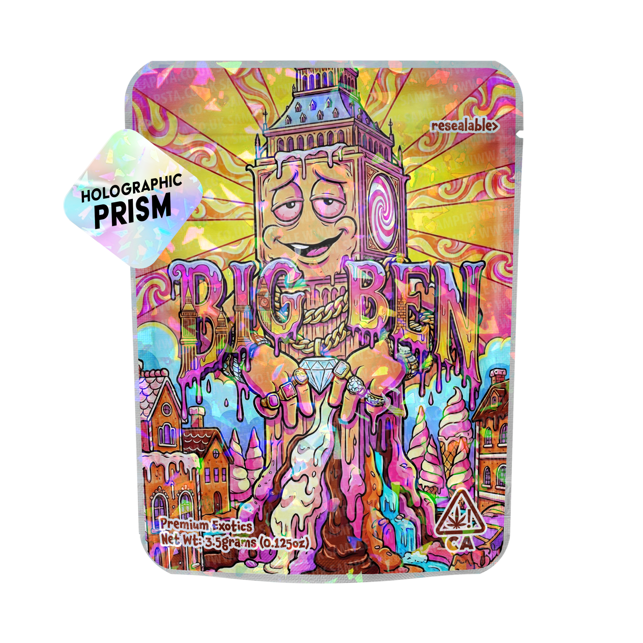 Big Ben Mylar Sticker Packs Big Ben Mylar Sticker Packs
