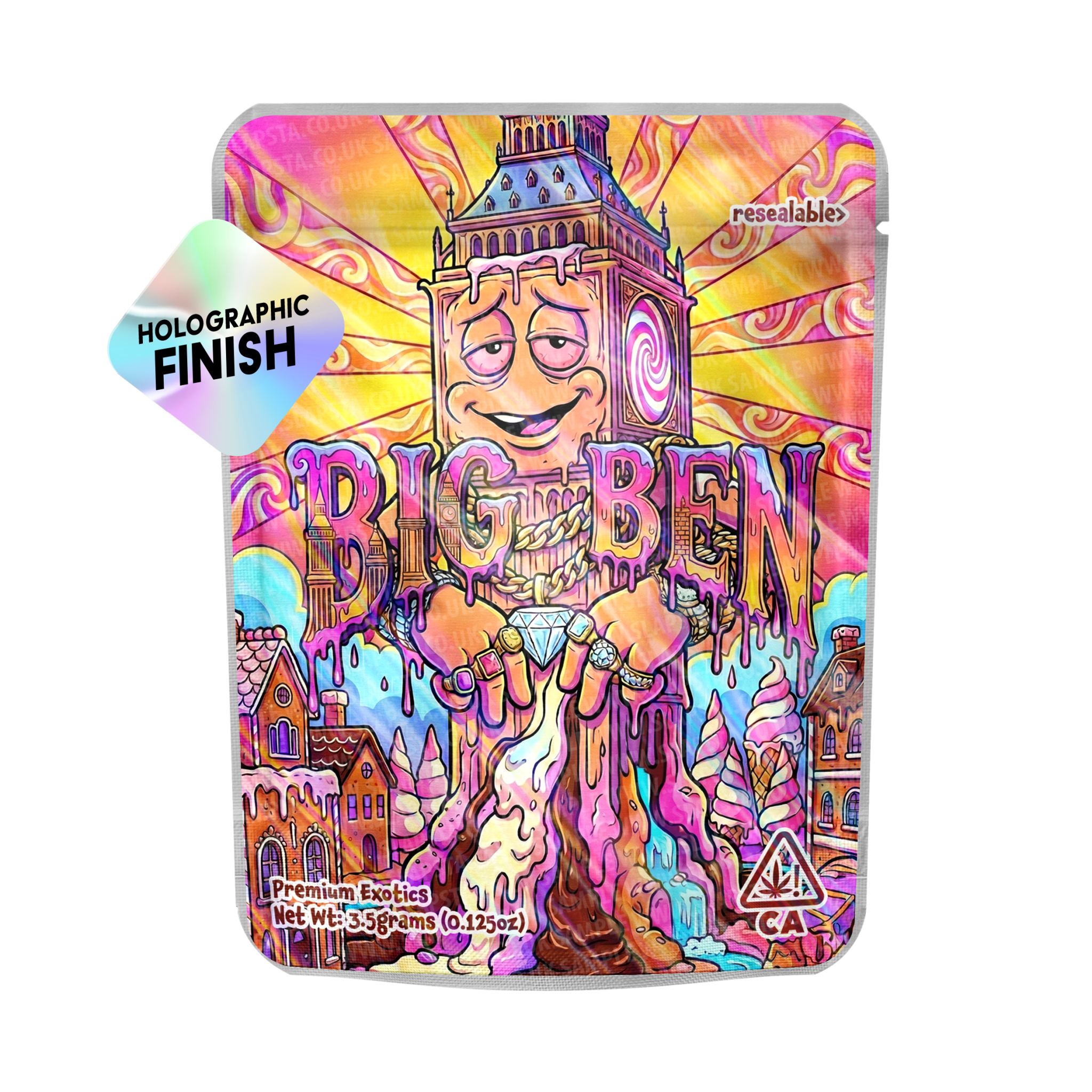 Big Ben Mylar Sticker Packs Big Ben Mylar Sticker Packs