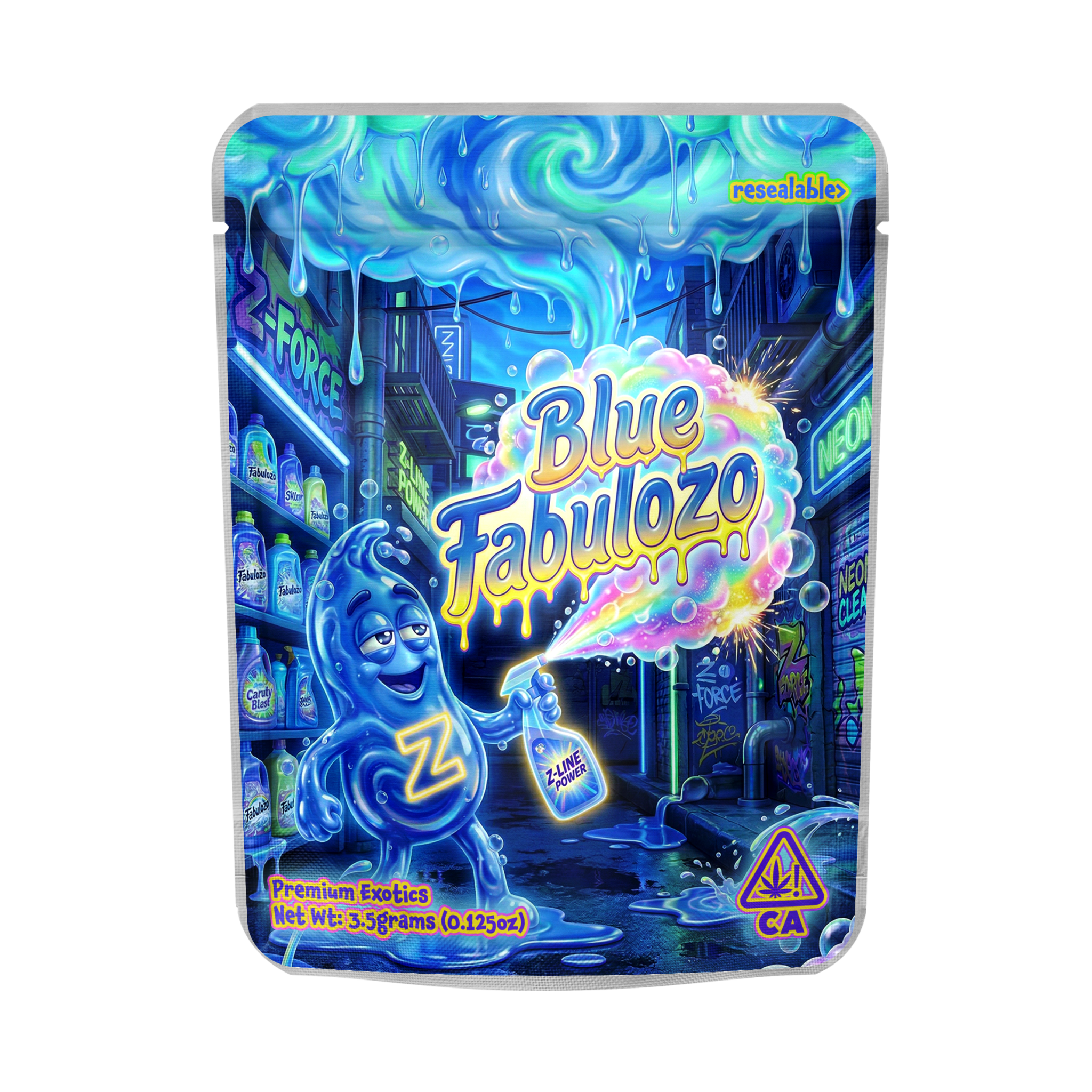 Blue Fabulozo Mylar Sticker Packs Blue Fabulozo Mylar Sticker Packs
