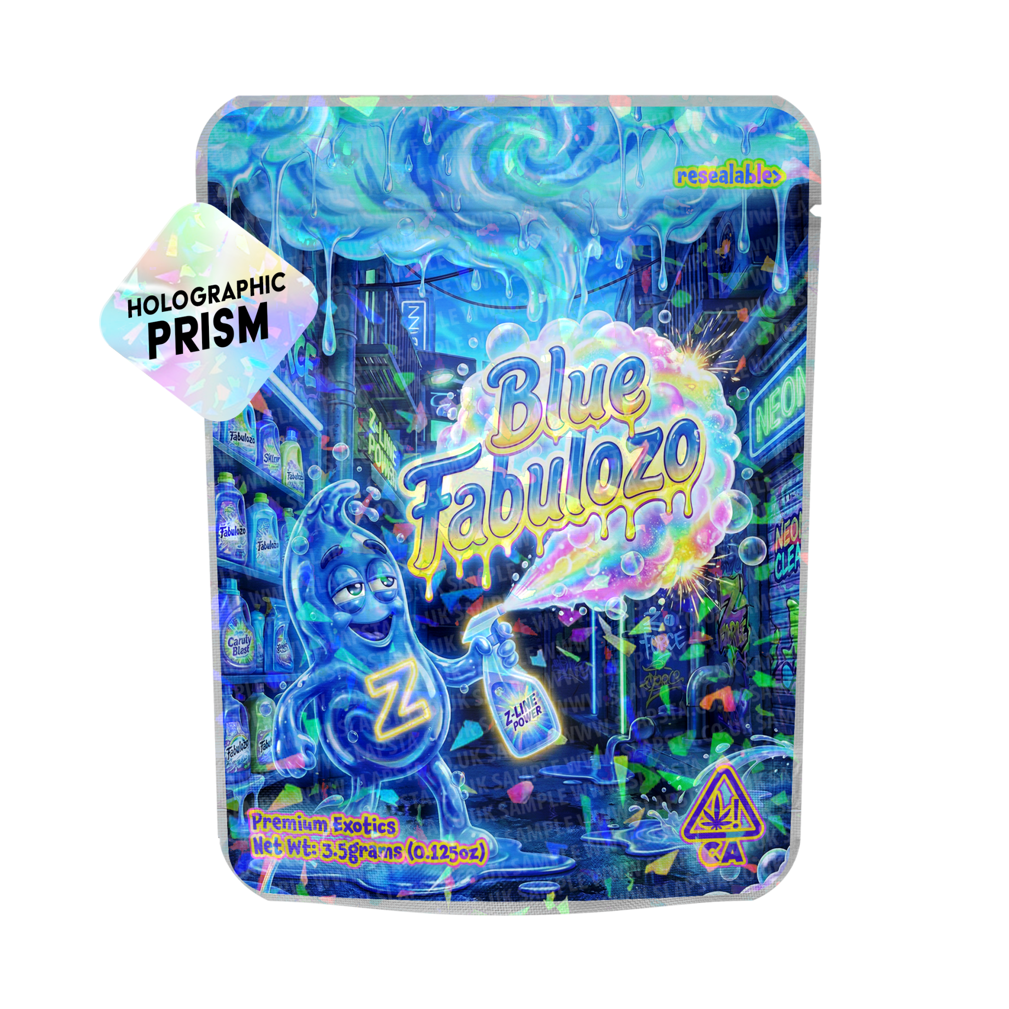 Blue Fabulozo Mylar Sticker Packs Blue Fabulozo Mylar Sticker Packs