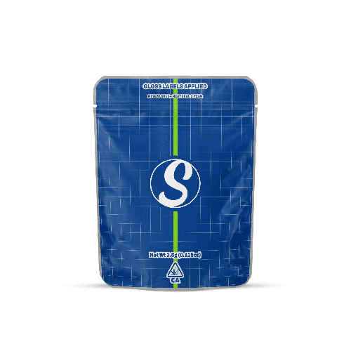 Custom Round Edge 3.5g (1/8 Ounce) Mylar Sticker Bags Custom Round Edge 3.5g (1/8 Ounce) Mylar Sticker Bags