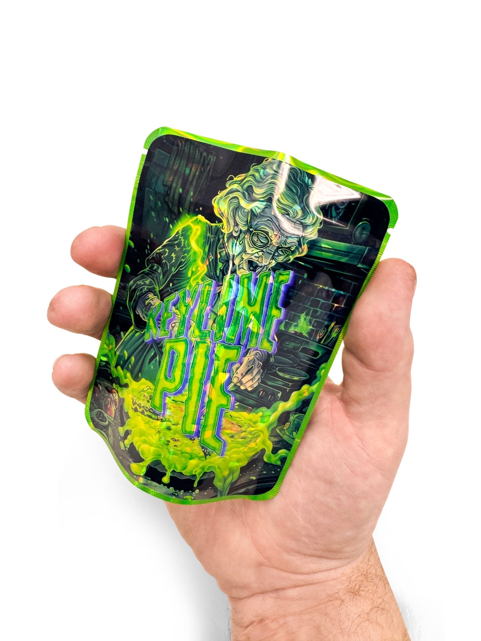 Custom Round Edge 3.5g (1/8 Ounce) Mylar Sticker Bags Custom Round Edge 3.5g (1/8 Ounce) Mylar Sticker Bags