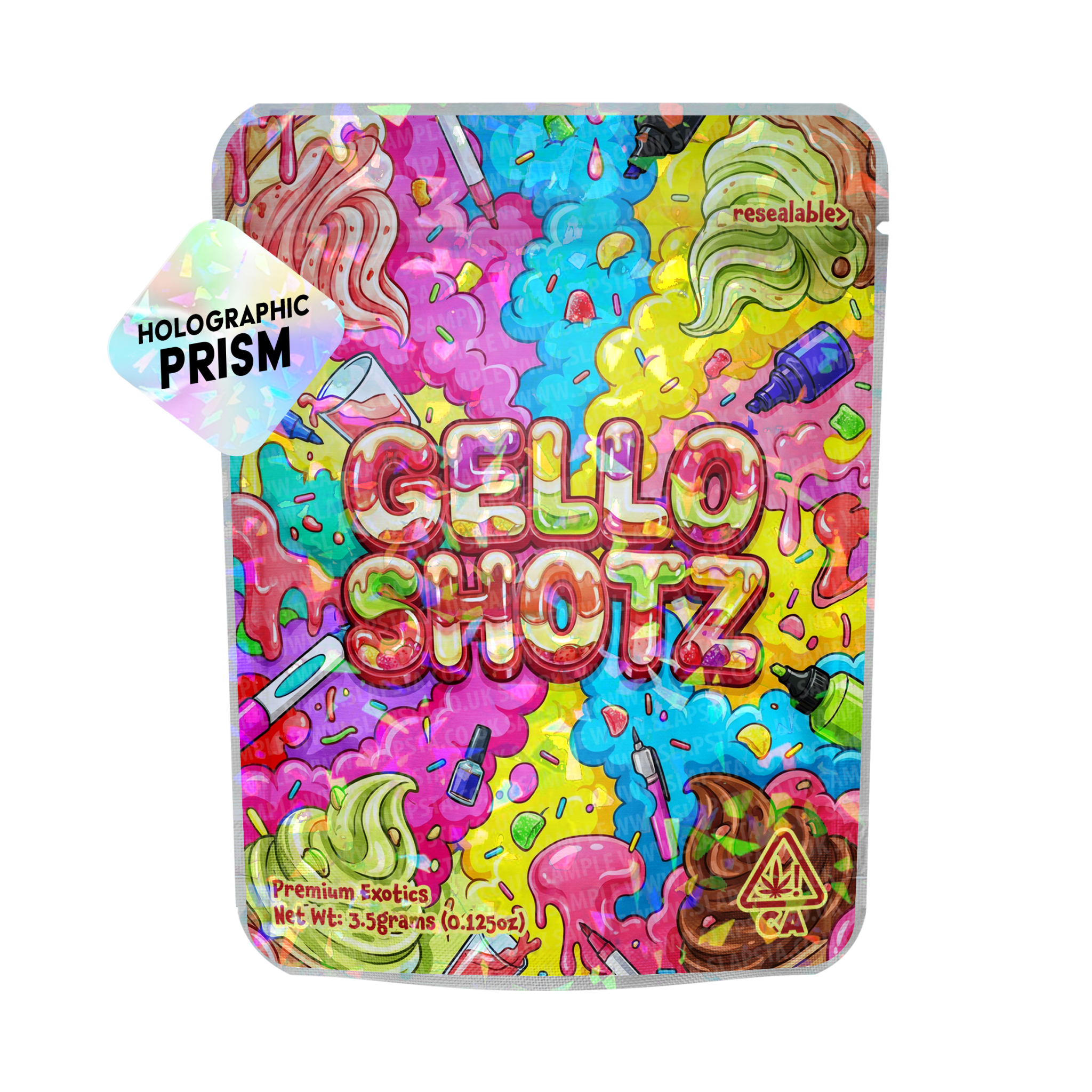 Gello Shotz Mylar Sticker Packs Gello Shotz Mylar Sticker Packs