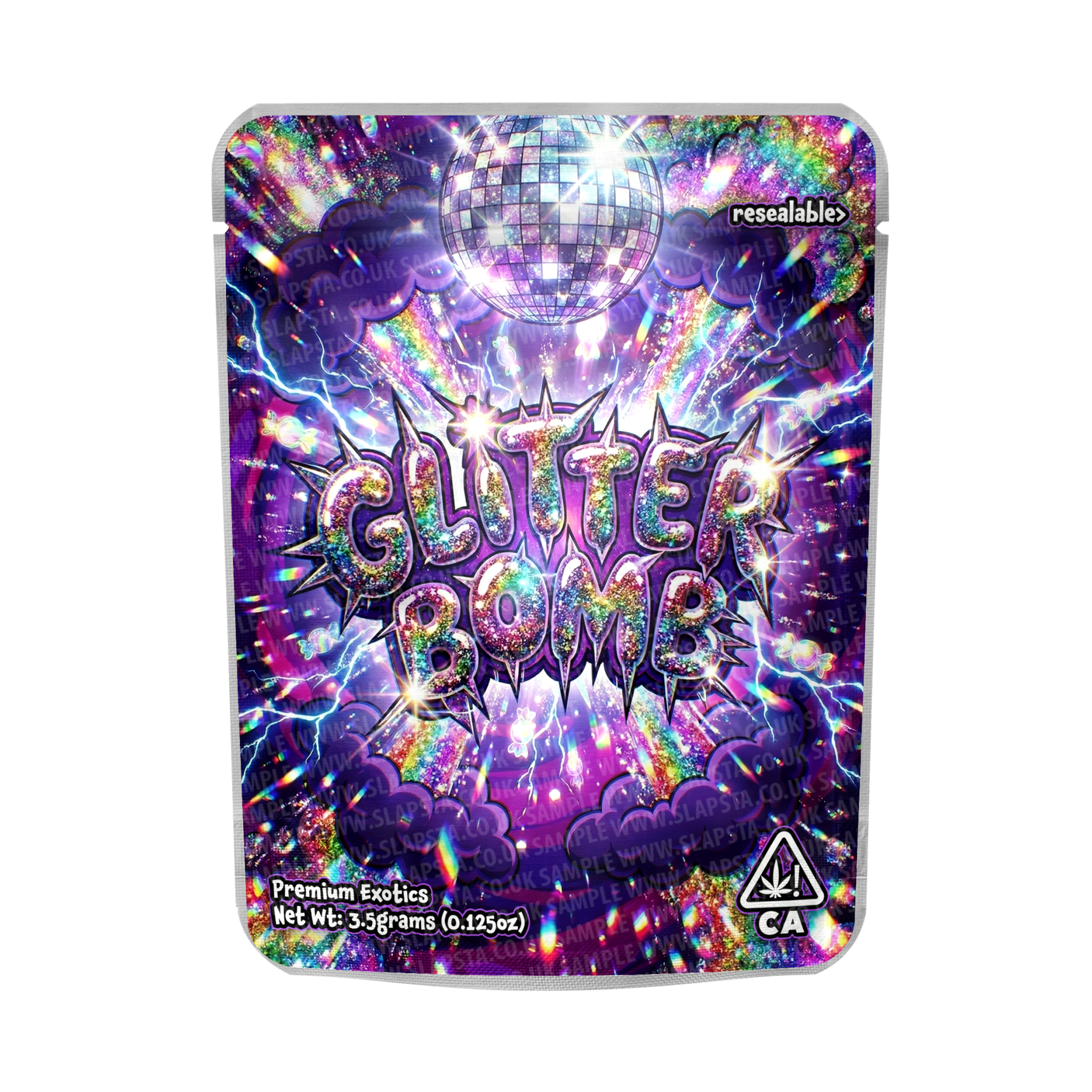 Glitter Bomb Mylar Sticker Packs Glitter Bomb Mylar Sticker Packs
