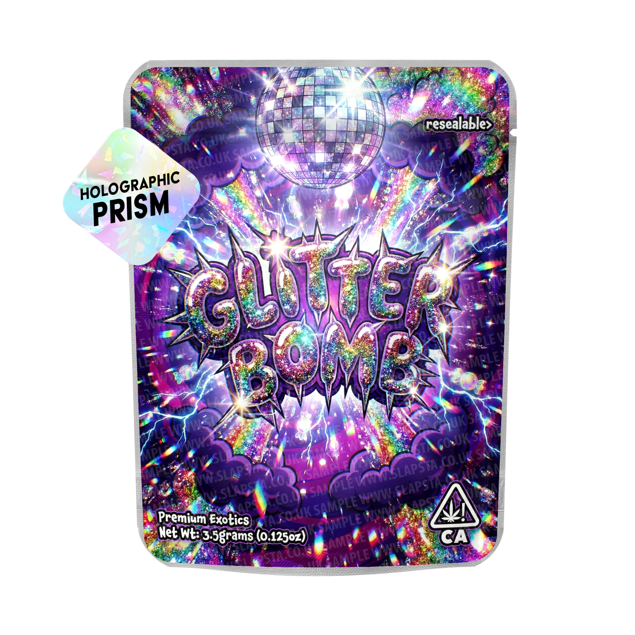 Glitter Bomb Mylar Sticker Packs Glitter Bomb Mylar Sticker Packs