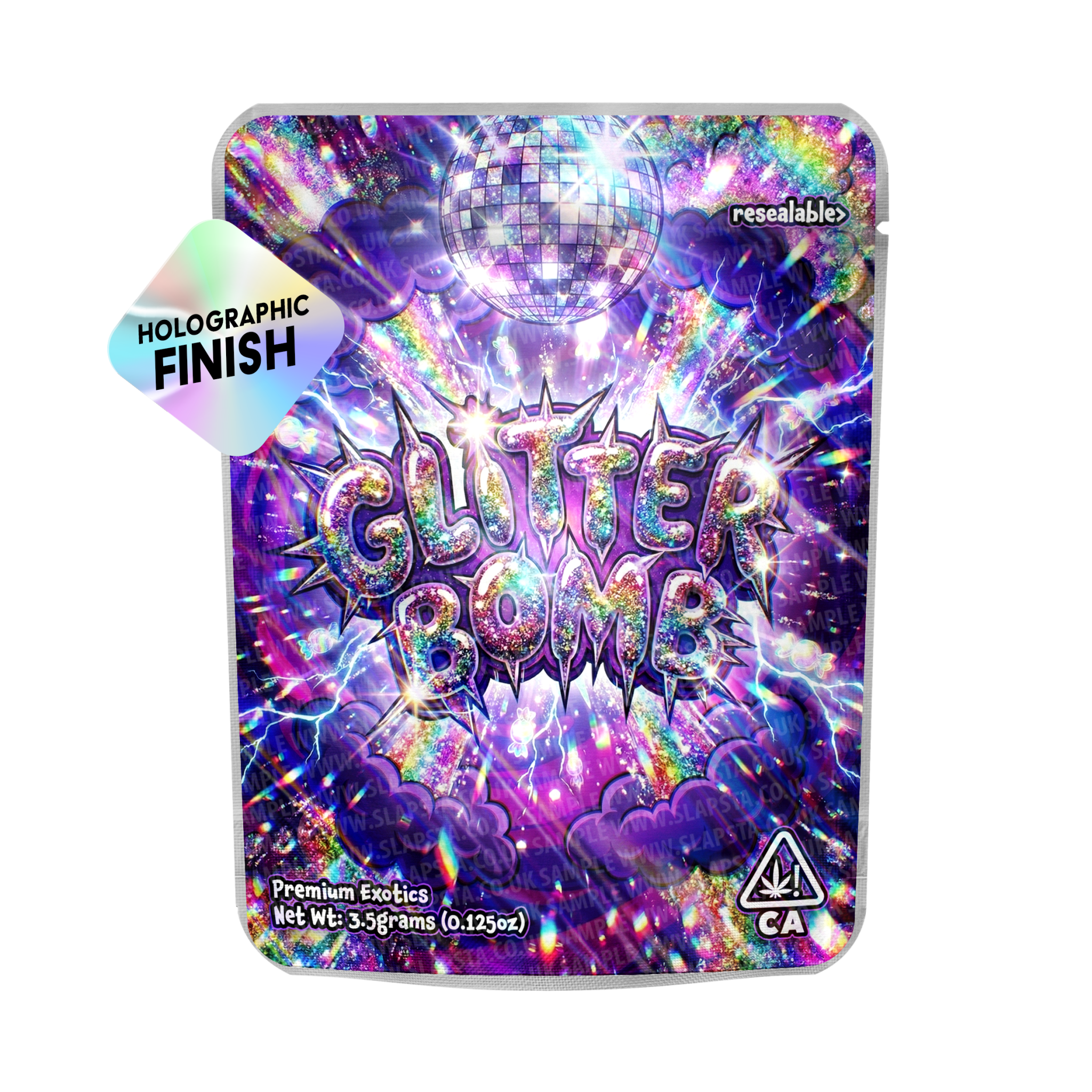 Glitter Bomb Mylar Sticker Packs Glitter Bomb Mylar Sticker Packs