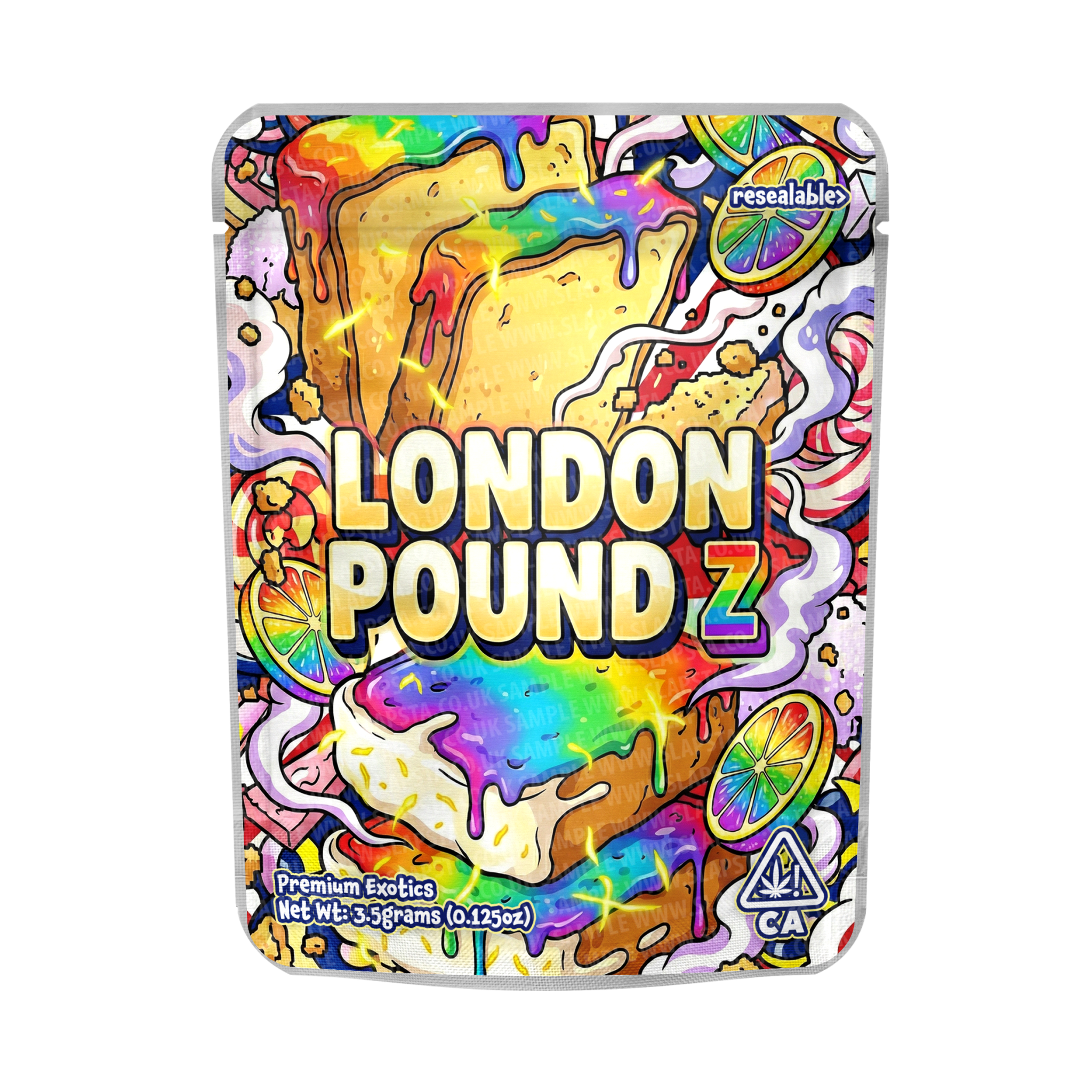 London Pound Z Mylar Sticker Packs London Pound Z Mylar Sticker Packs