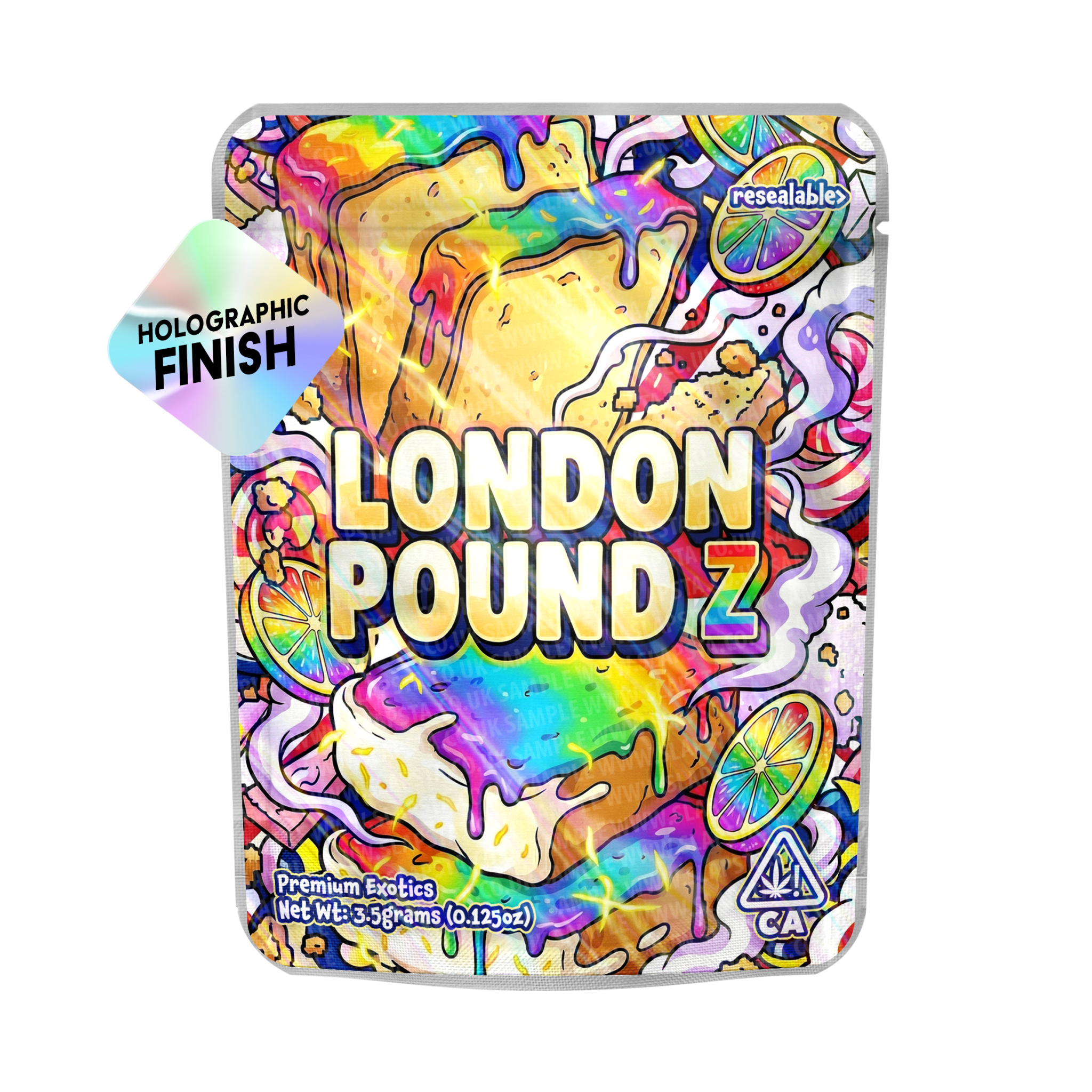 London Pound Z Mylar Sticker Packs London Pound Z Mylar Sticker Packs
