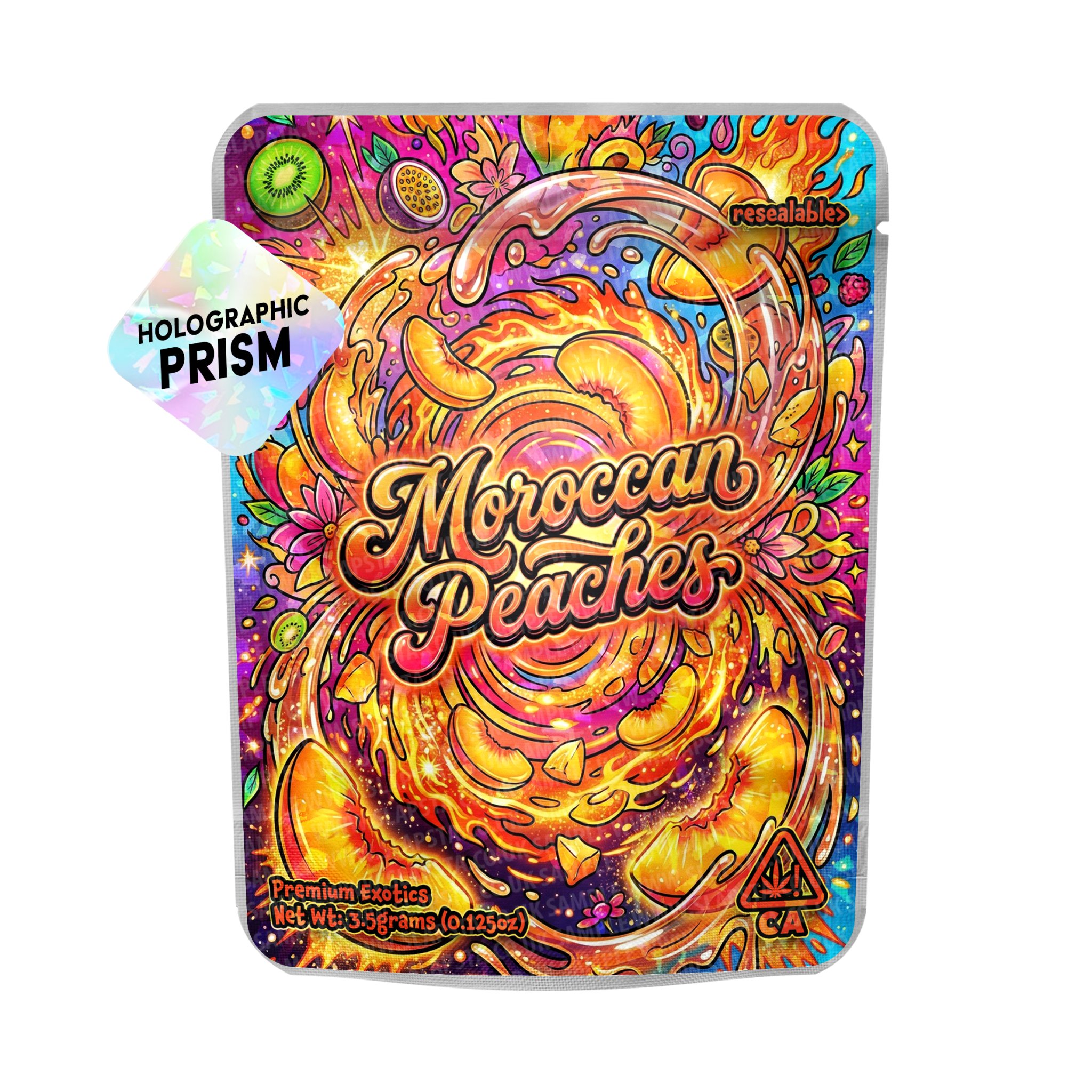 Moroccan Peaches Mylar Sticker Packs Moroccan Peaches Mylar Sticker Packs