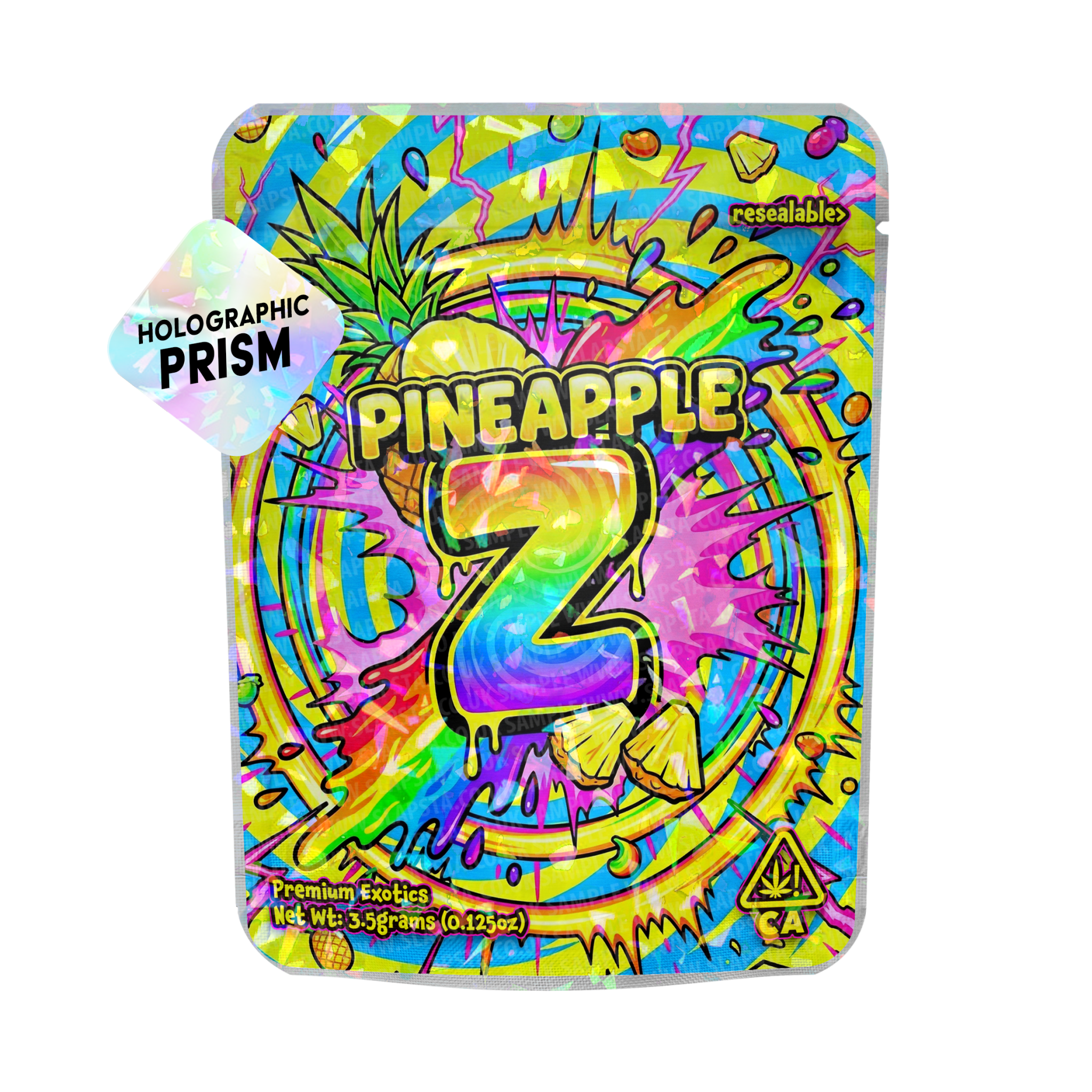 Pineapple Z Mylar Sticker Packs Pineapple Z Mylar Sticker Packs