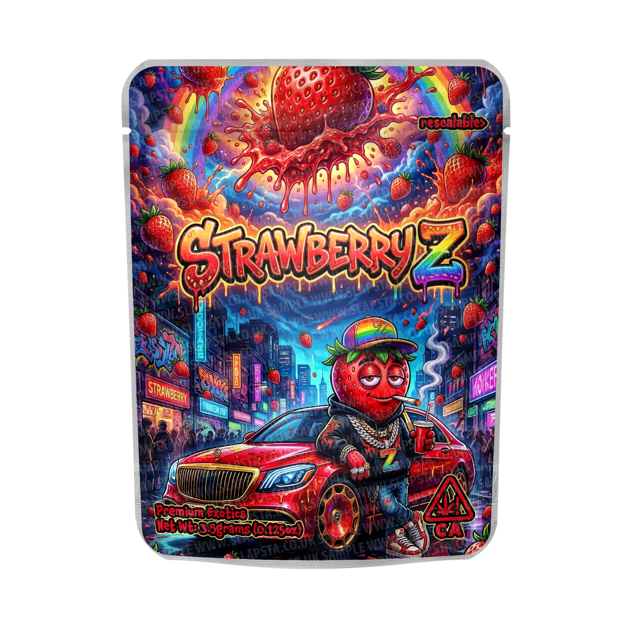 Strawberry-Z Mylar Sticker Packs Strawberry-Z Mylar Sticker Packs