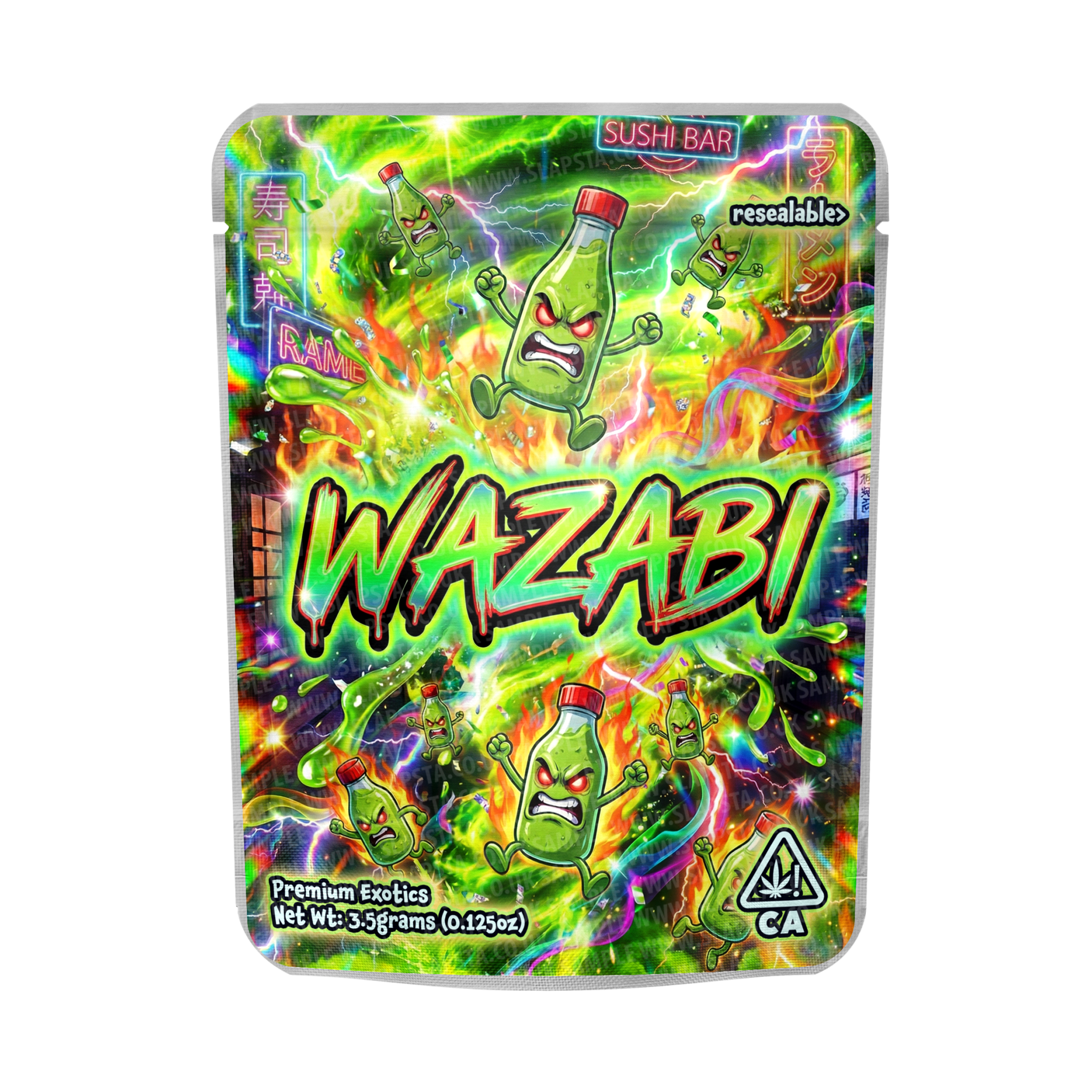 Wazabi Mylar Sticker Packs Wazabi Mylar Sticker Packs