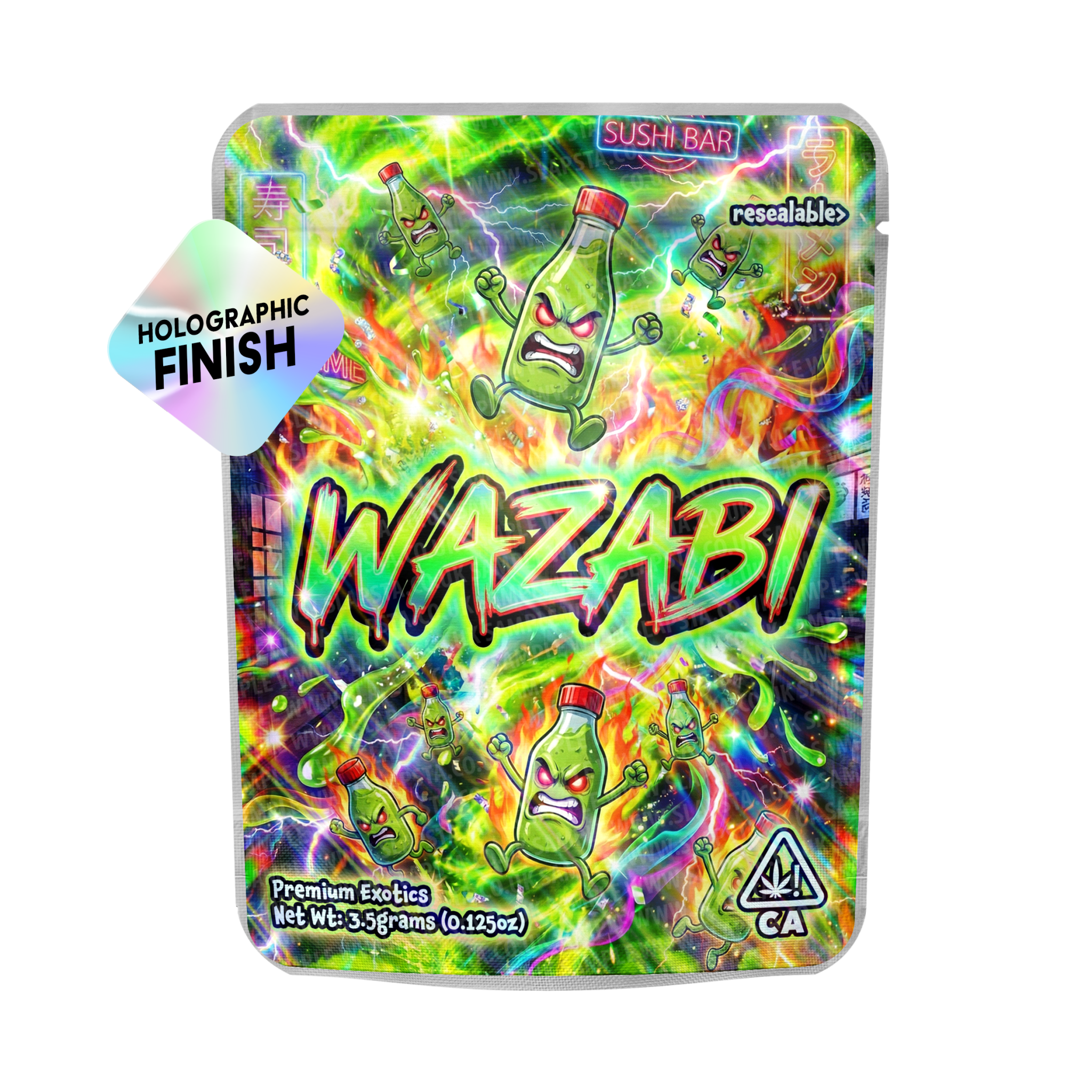 Wazabi Mylar Sticker Packs Wazabi Mylar Sticker Packs