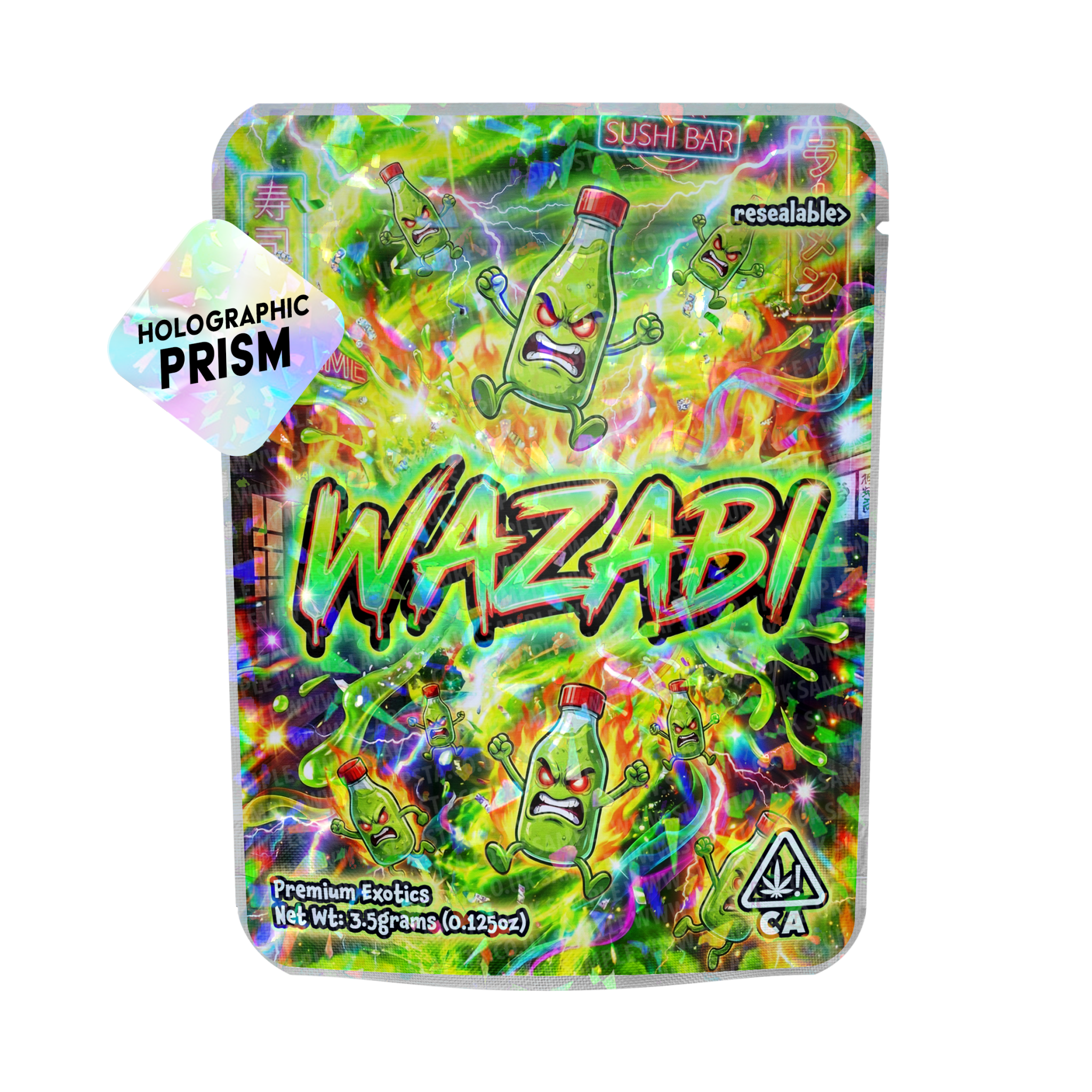 Wazabi Mylar Sticker Packs Wazabi Mylar Sticker Packs