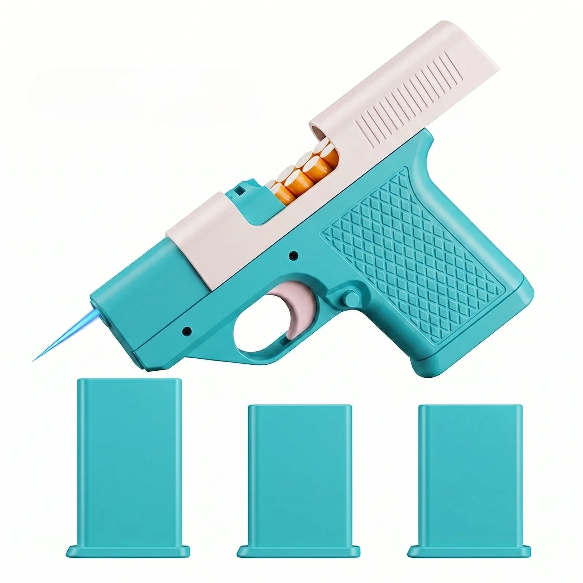 Windproof Pistol Lighter w/ Storage Mag Windproof Pistol Lighter w/ Storage Mag