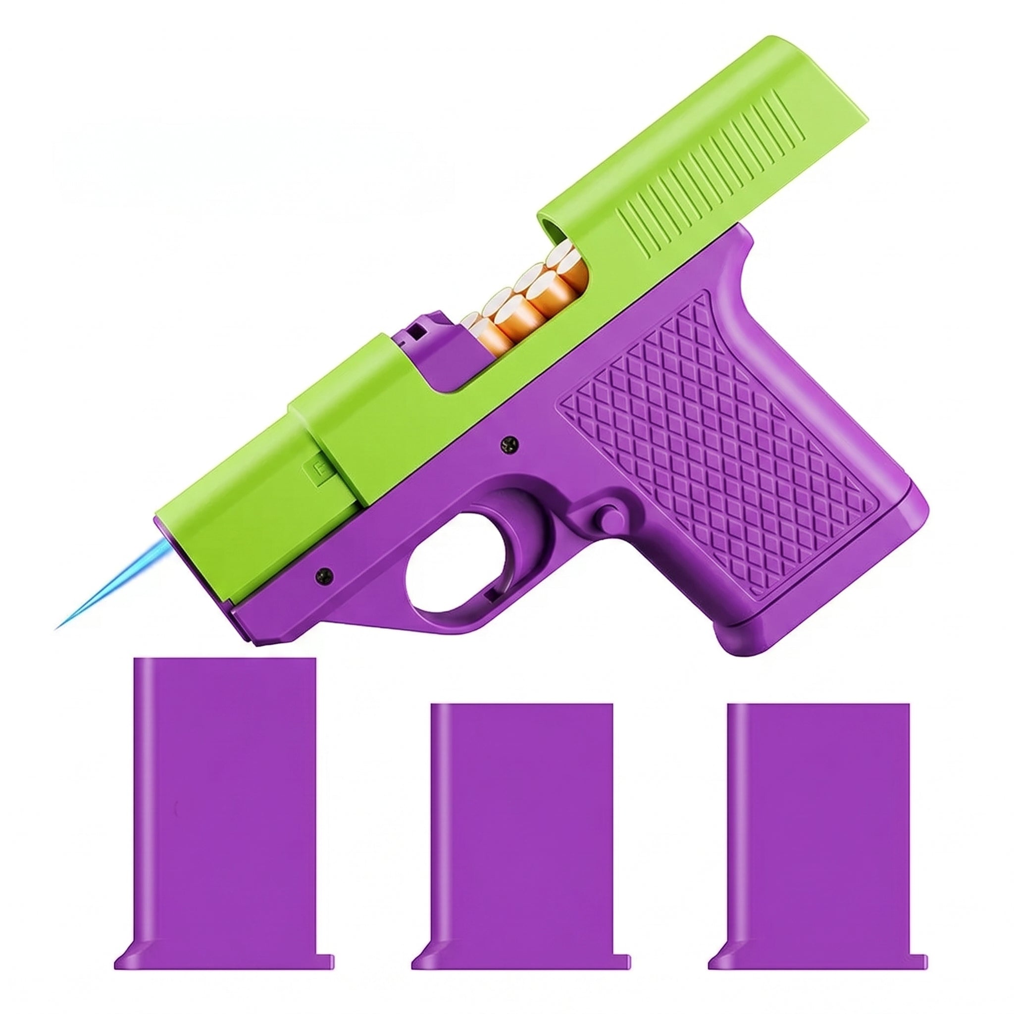 Windproof Pistol Lighter w/ Storage Mag Windproof Pistol Lighter w/ Storage Mag
