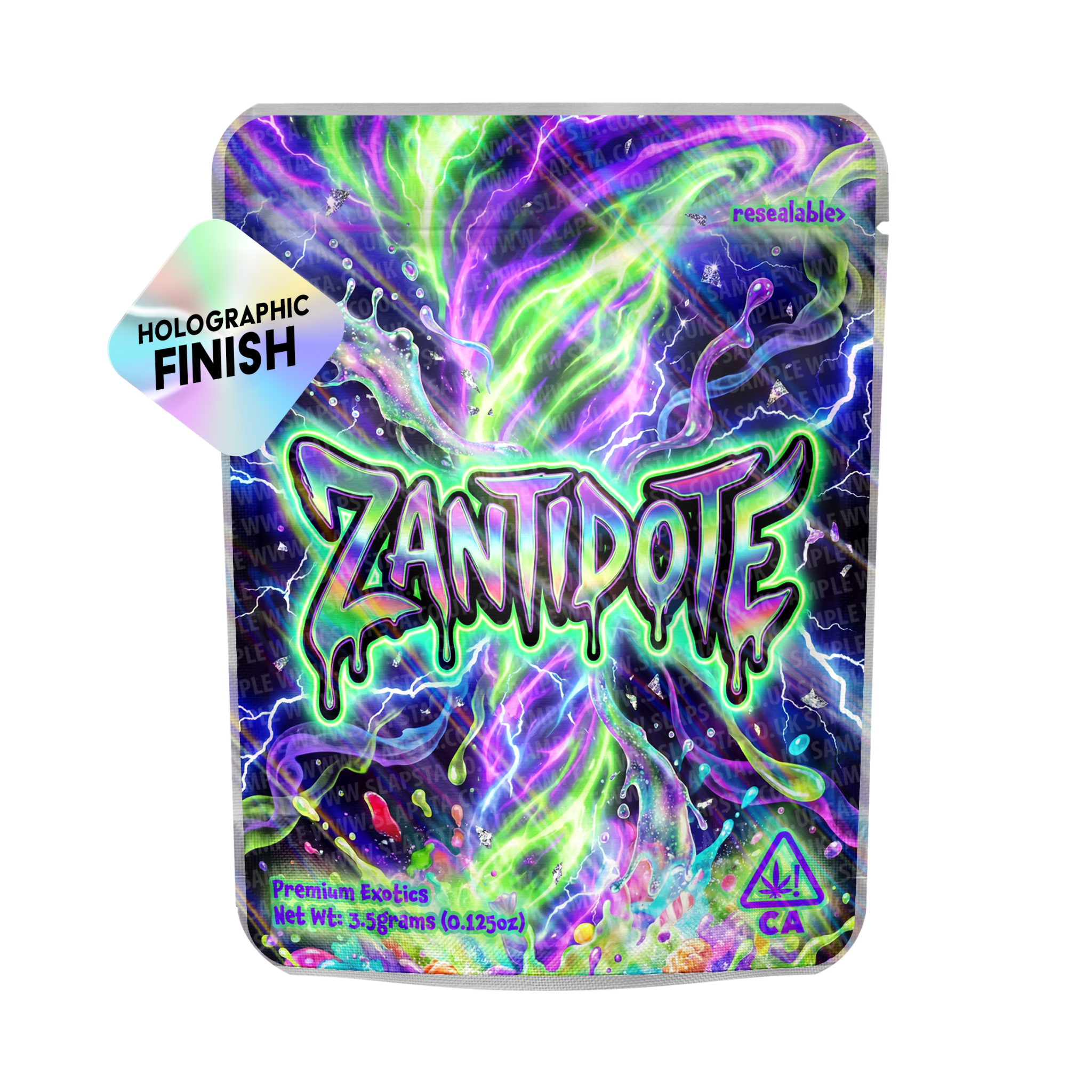 Zantidote Mylar Sticker Packs Zantidote Mylar Sticker Packs