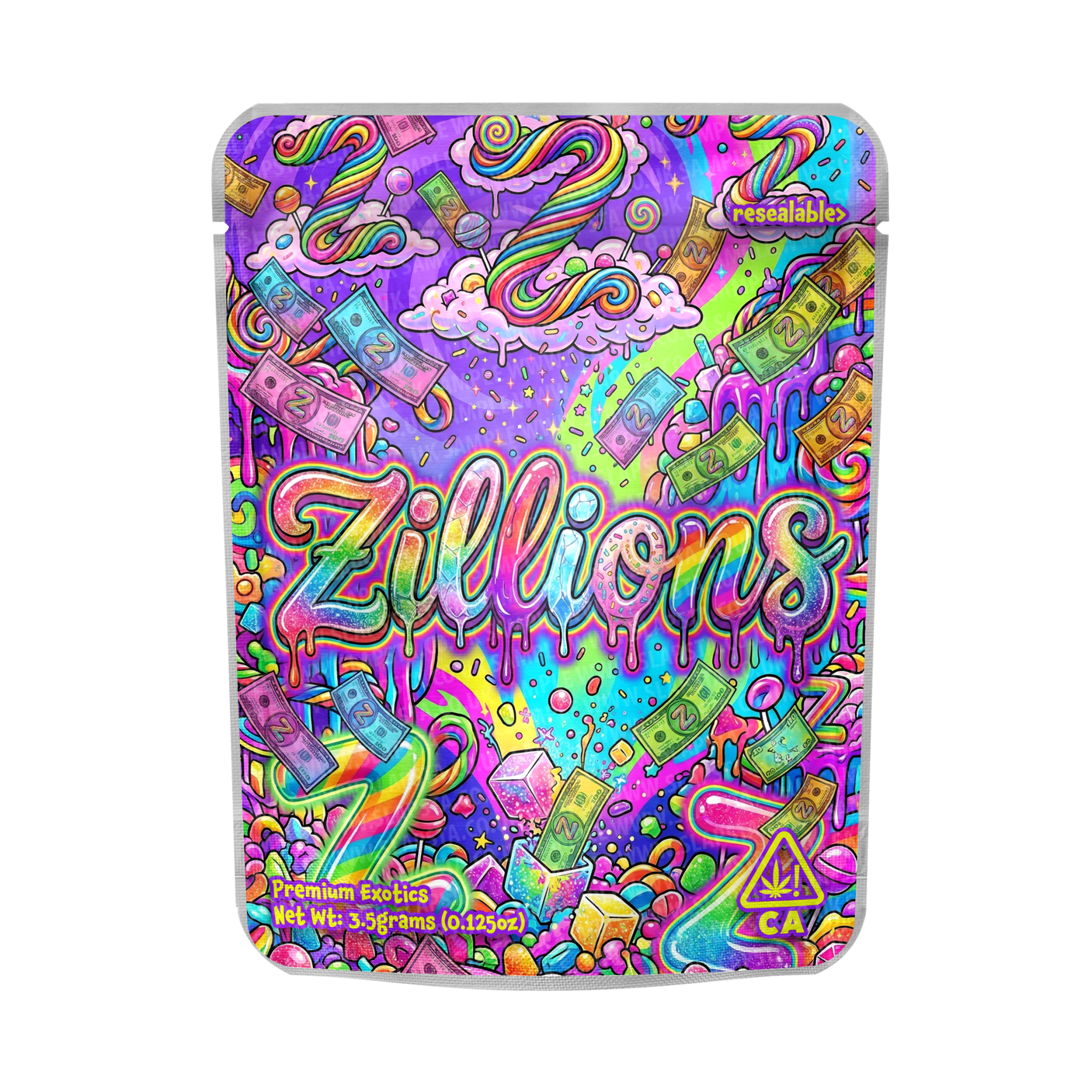 Zillions Mylar Sticker Packs Zillions Mylar Sticker Packs