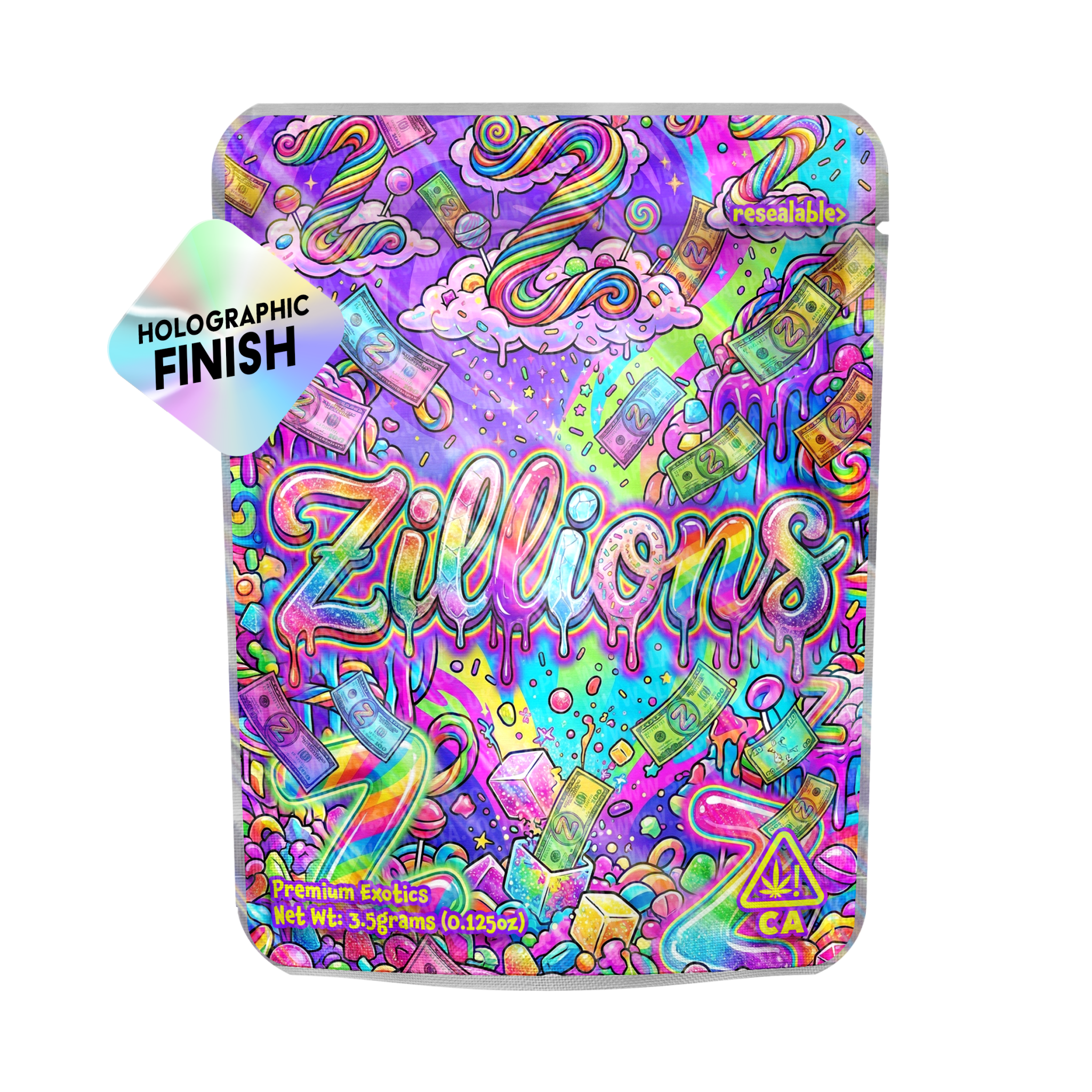 Zillions Mylar Sticker Packs Zillions Mylar Sticker Packs