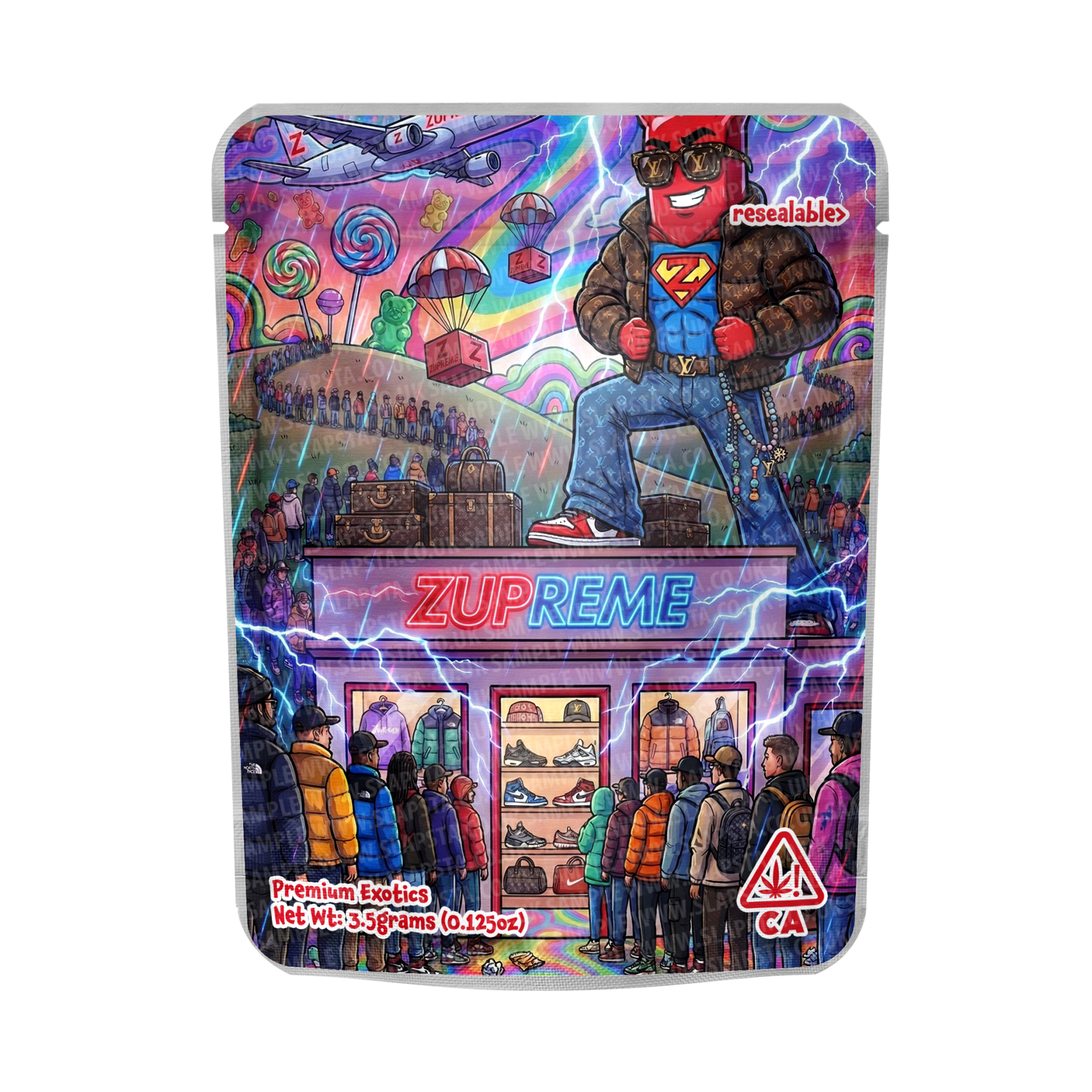 Zupreme Mylar Sticker Packs Zupreme Mylar Sticker Packs