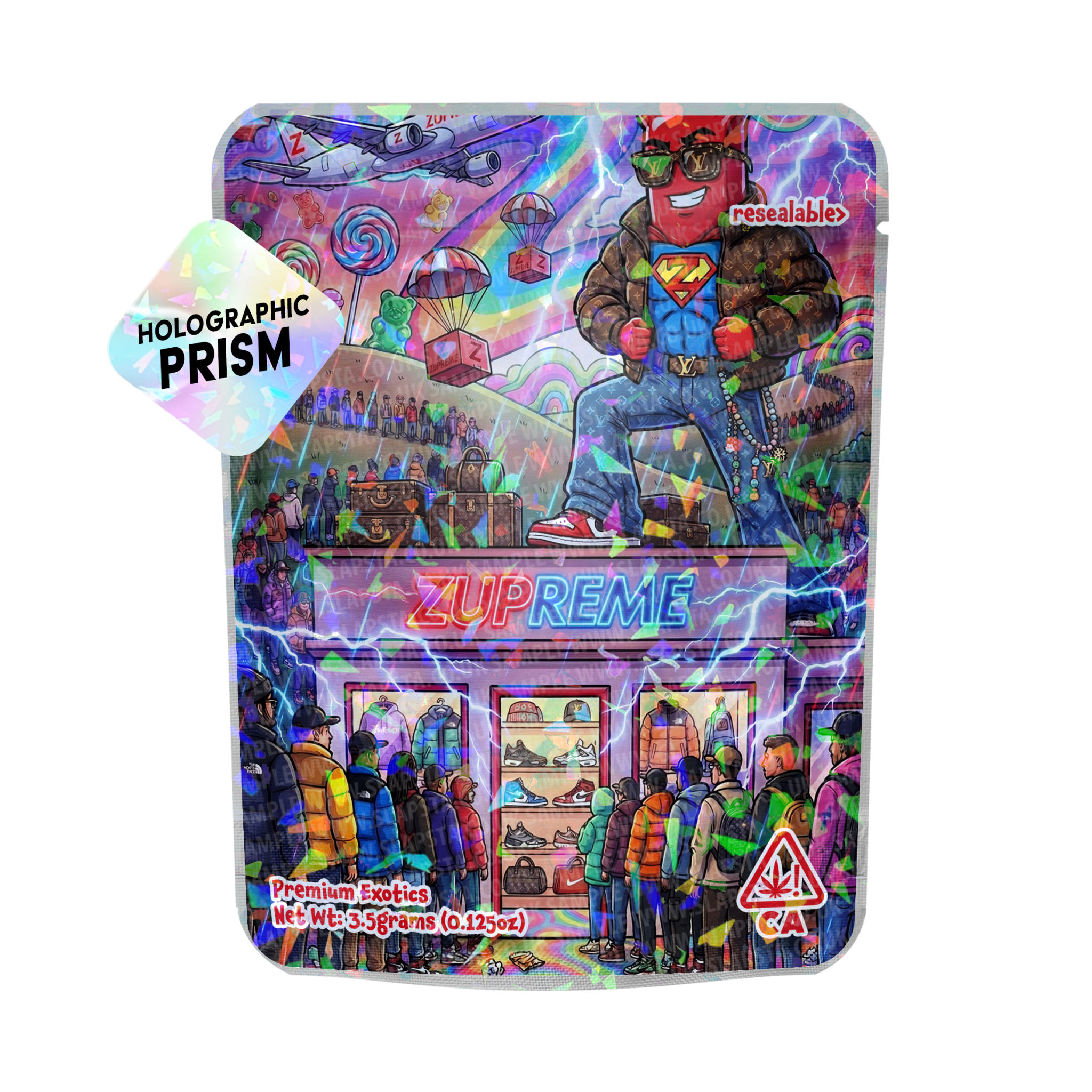 Zupreme Mylar Sticker Packs Zupreme Mylar Sticker Packs