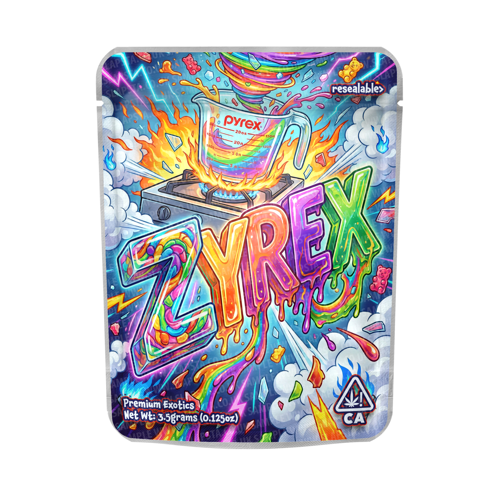 Zyrex Mylar Sticker Packs Zyrex Mylar Sticker Packs