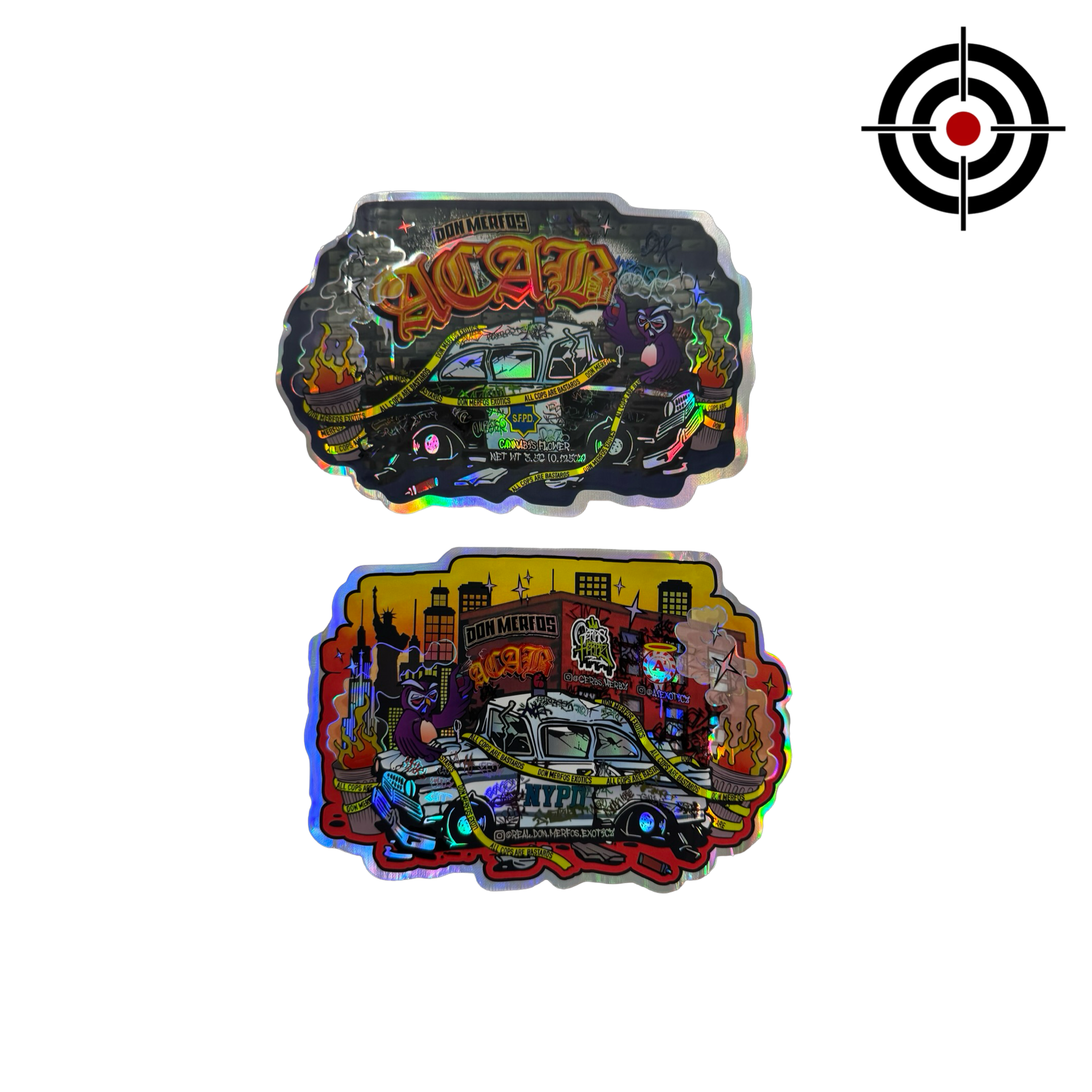 ACAB 3.5g Mylar Bags Don Merfos ACAB 3.5g Mylar Bags Don Merfos