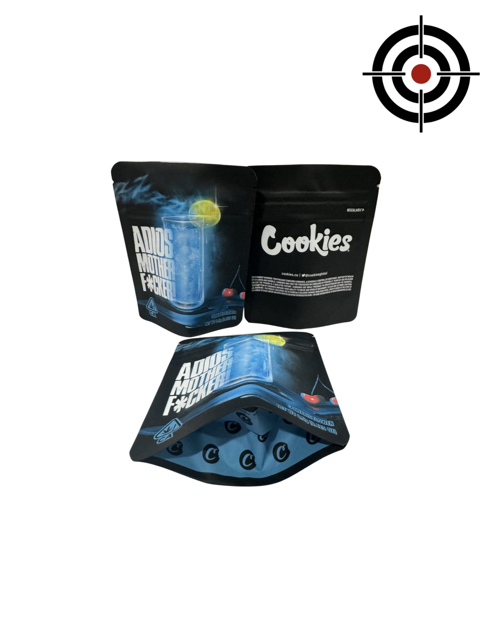 Adios Mother F***er Mylar Bags 3.5g Cookies