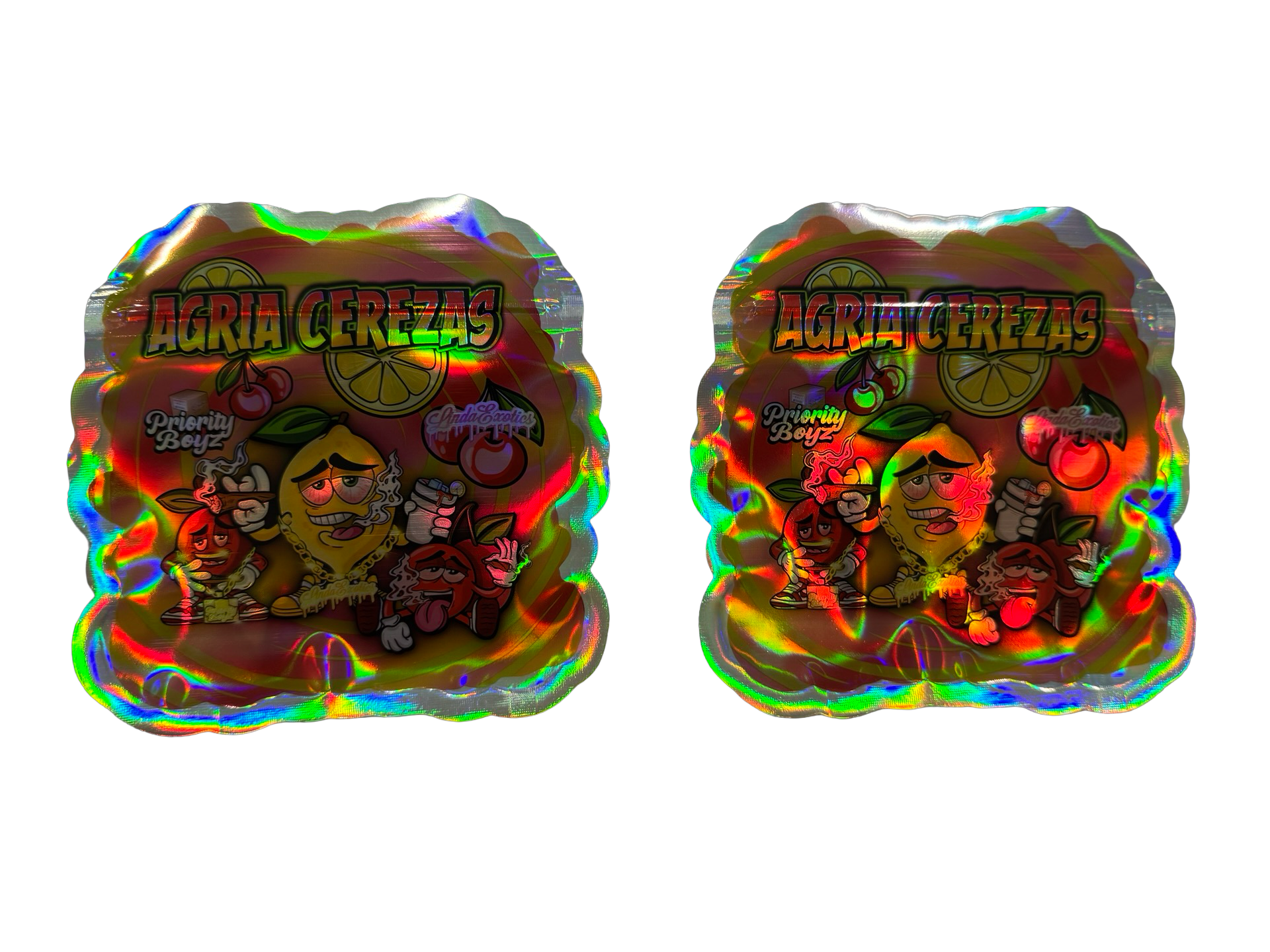 Agria Cerezas Mylar Bags 3.5g Priority Boyz Agria Cerezas Mylar Bags 3.5g Priority Boyz