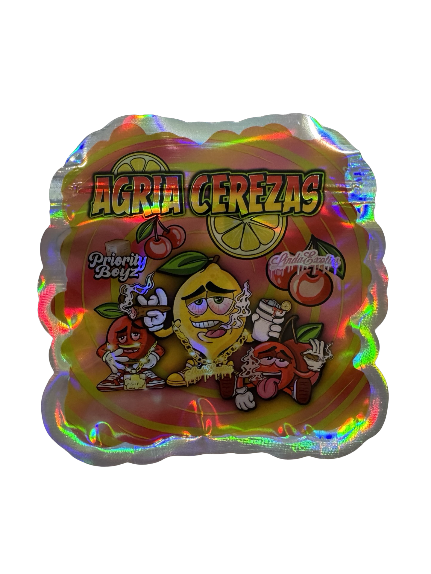 Agria Cerezas Mylar Bags 3.5g Priority Boyz Agria Cerezas Mylar Bags 3.5g Priority Boyz