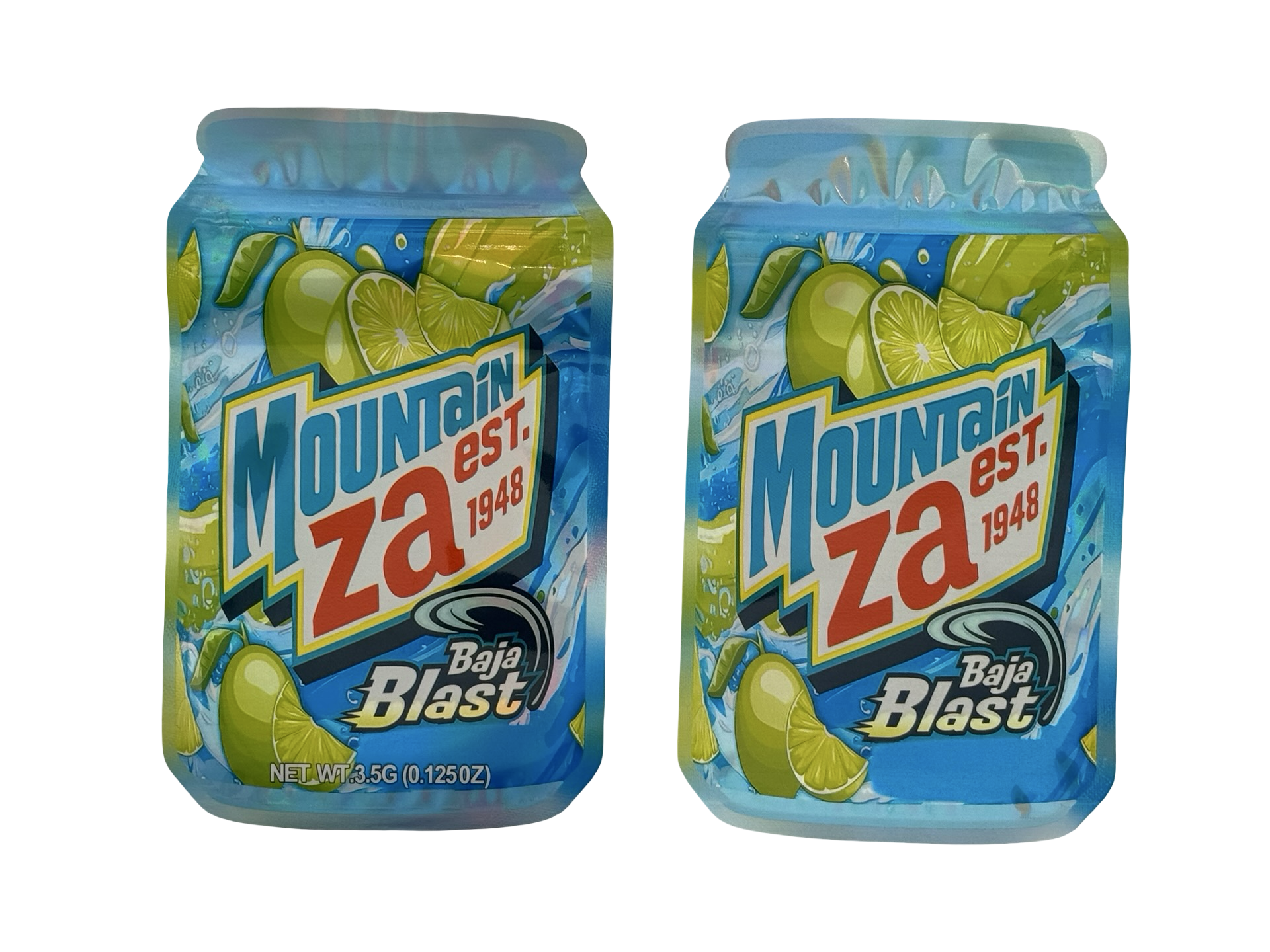 Baja B. 3.5g Mylar Bags Mountain Za Baja B. 3.5g Mylar Bags Mountain Za